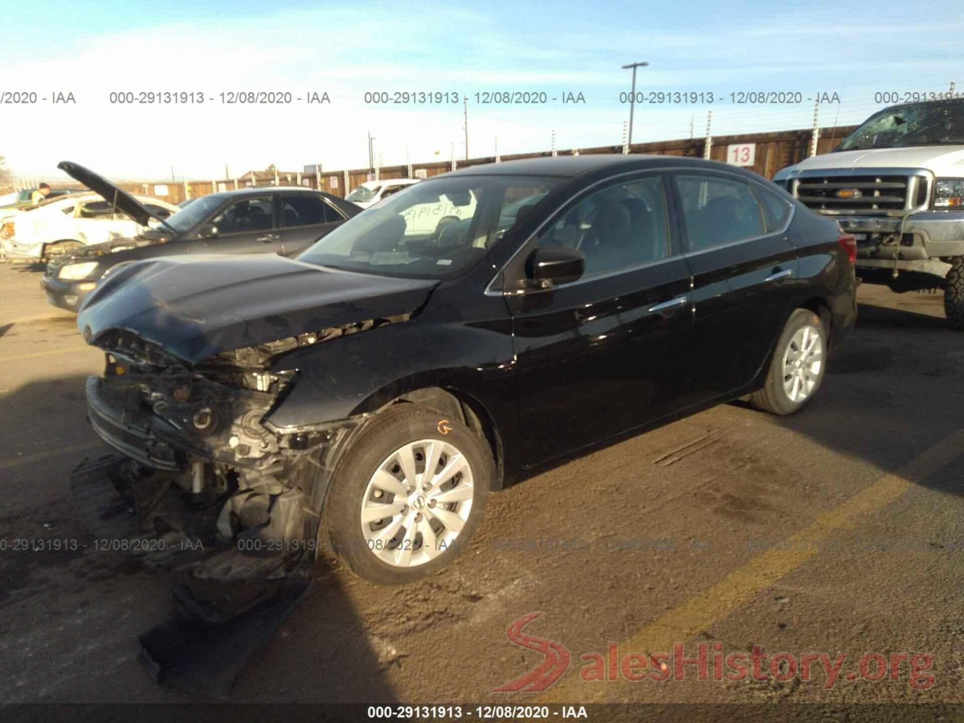 3N1AB7APXKY360052 2019 NISSAN SENTRA