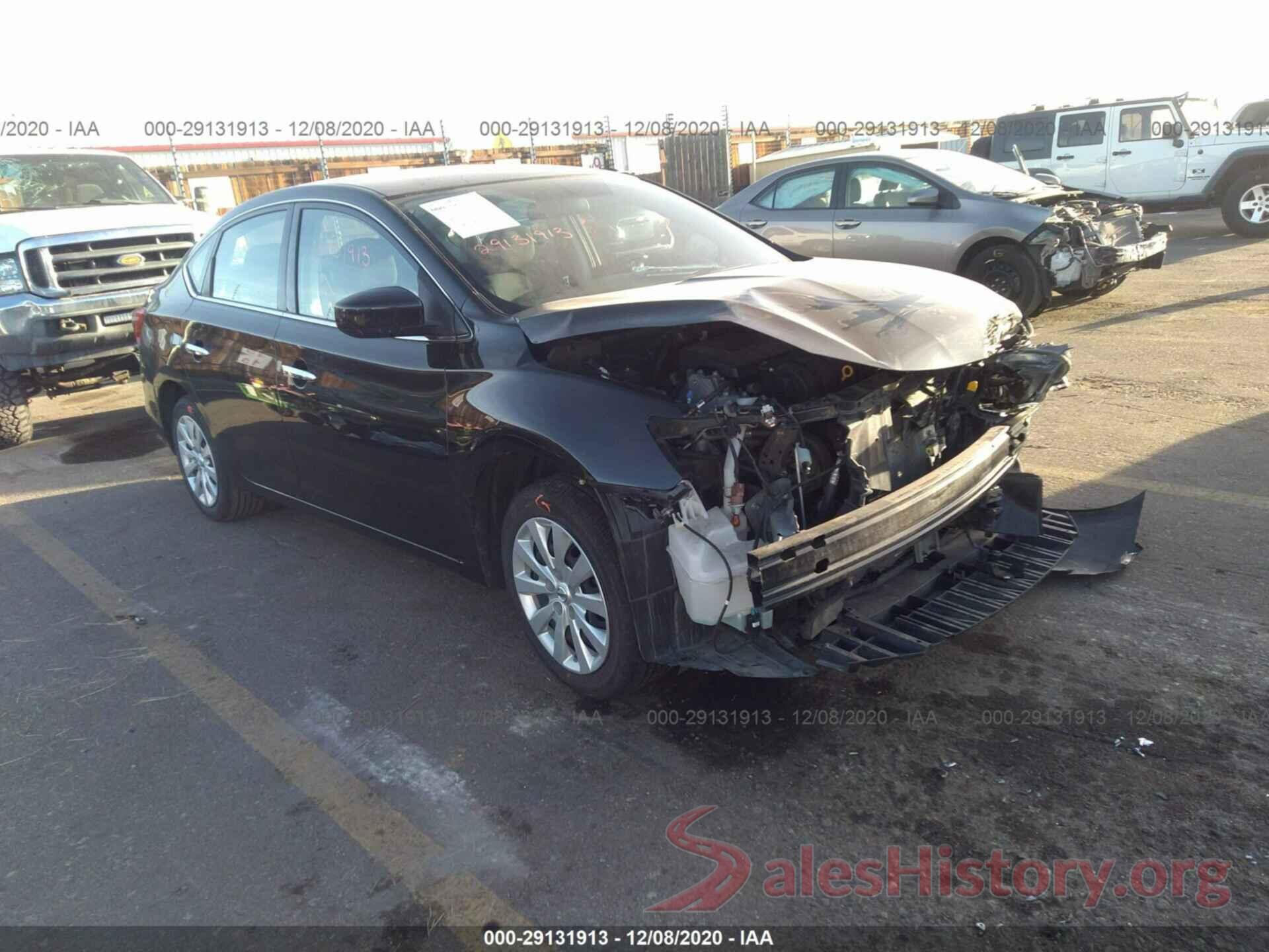 3N1AB7APXKY360052 2019 NISSAN SENTRA