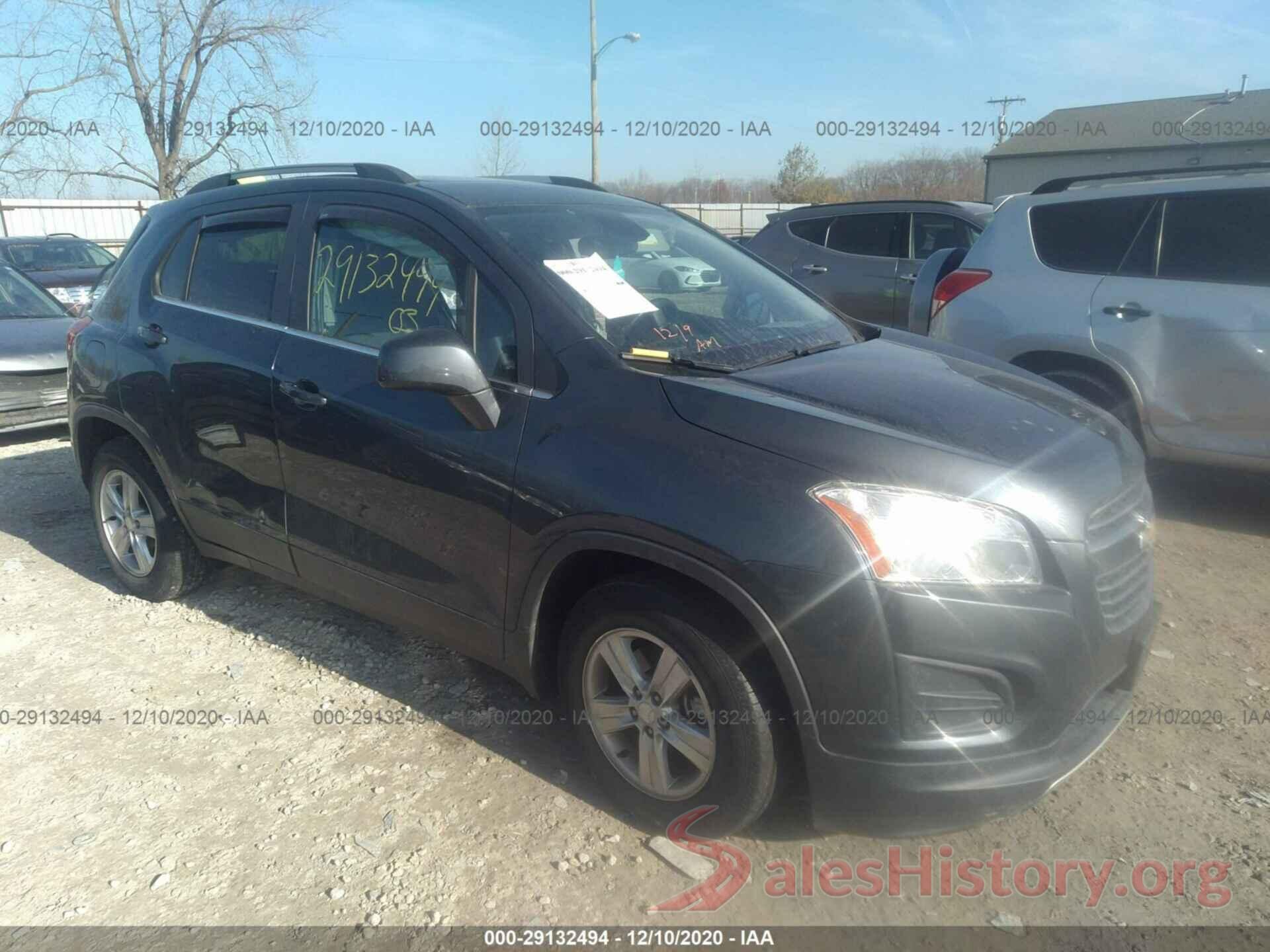 3GNCJLSB8GL125956 2016 CHEVROLET TRAX