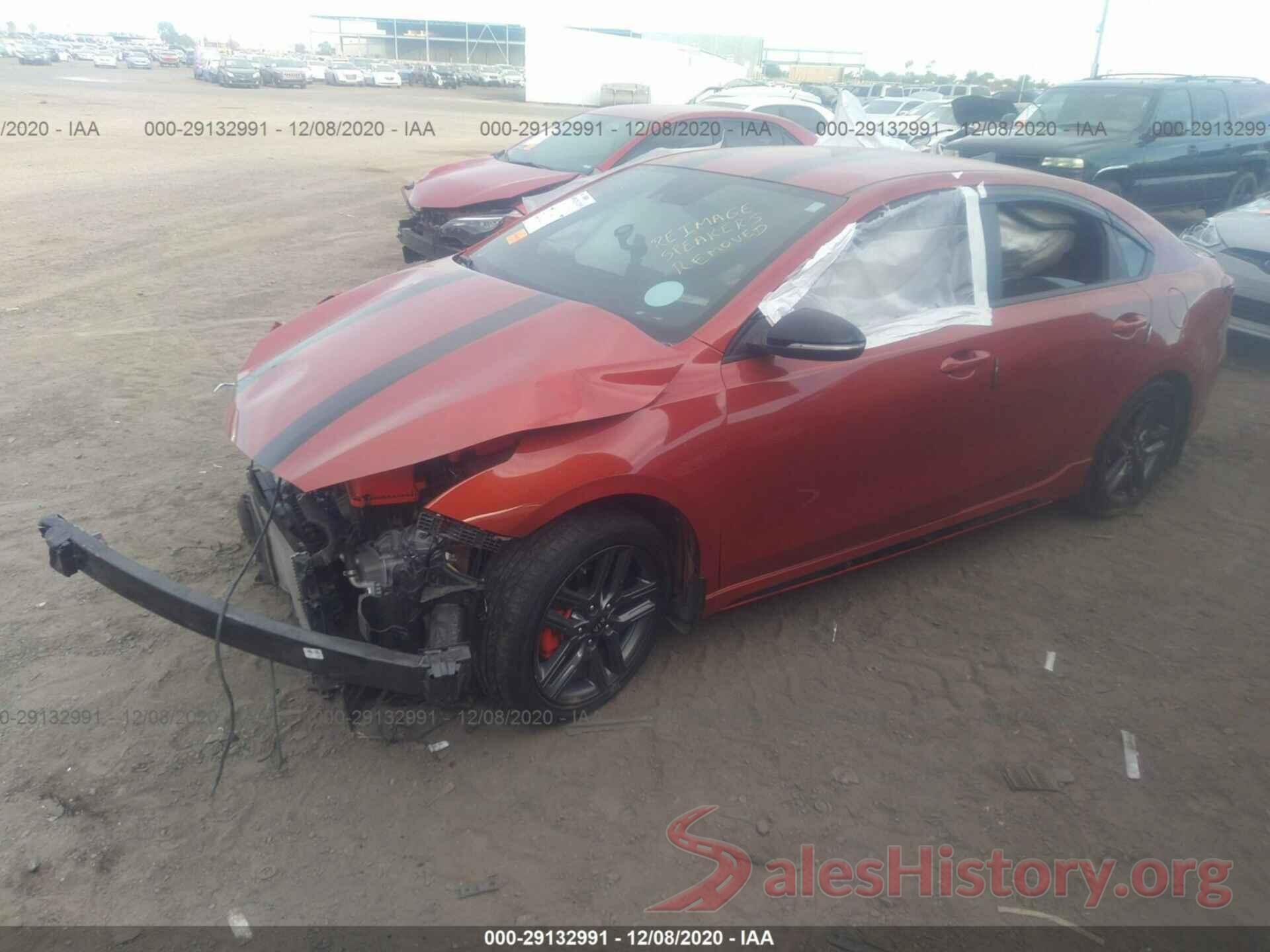 3KPF34AD8LE171388 2020 KIA FORTE