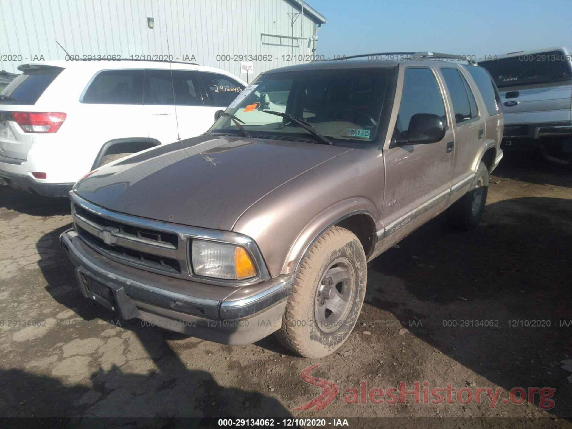 1GNCS13W7V2164443 1997 CHEVROLET BLAZER