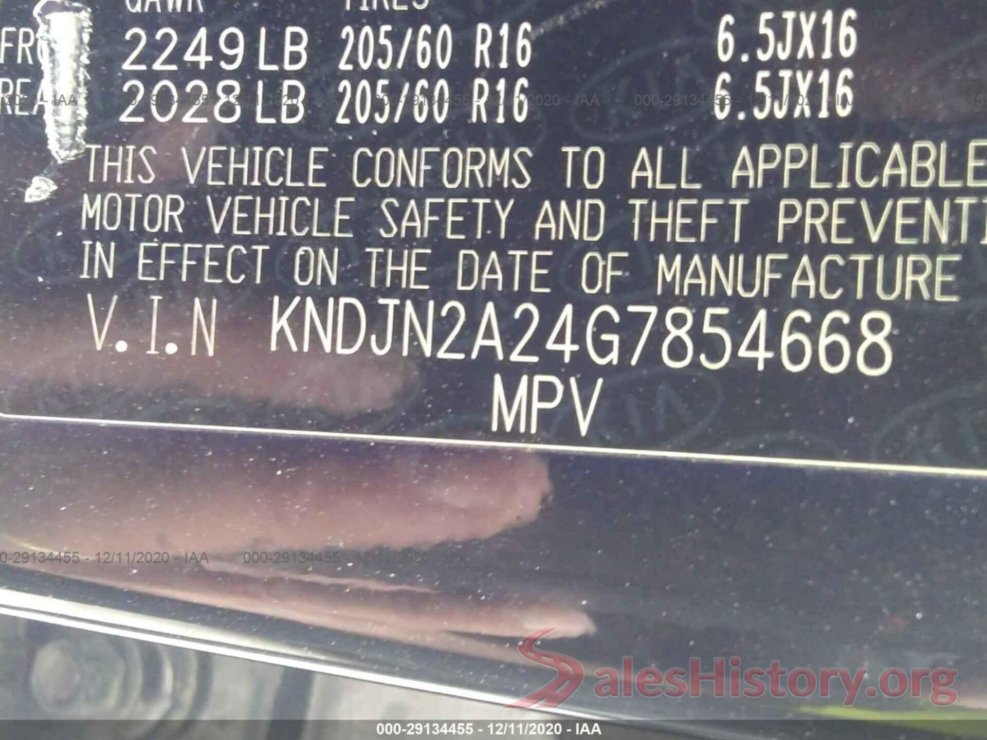 KNDJN2A24G7854668 2016 KIA SOUL