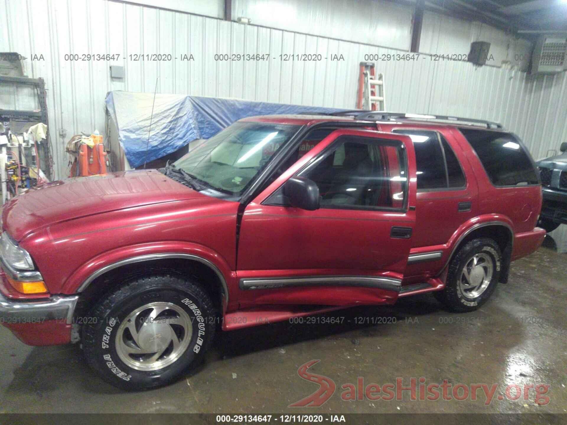 1GNDT13W812134461 2001 CHEVROLET BLAZER