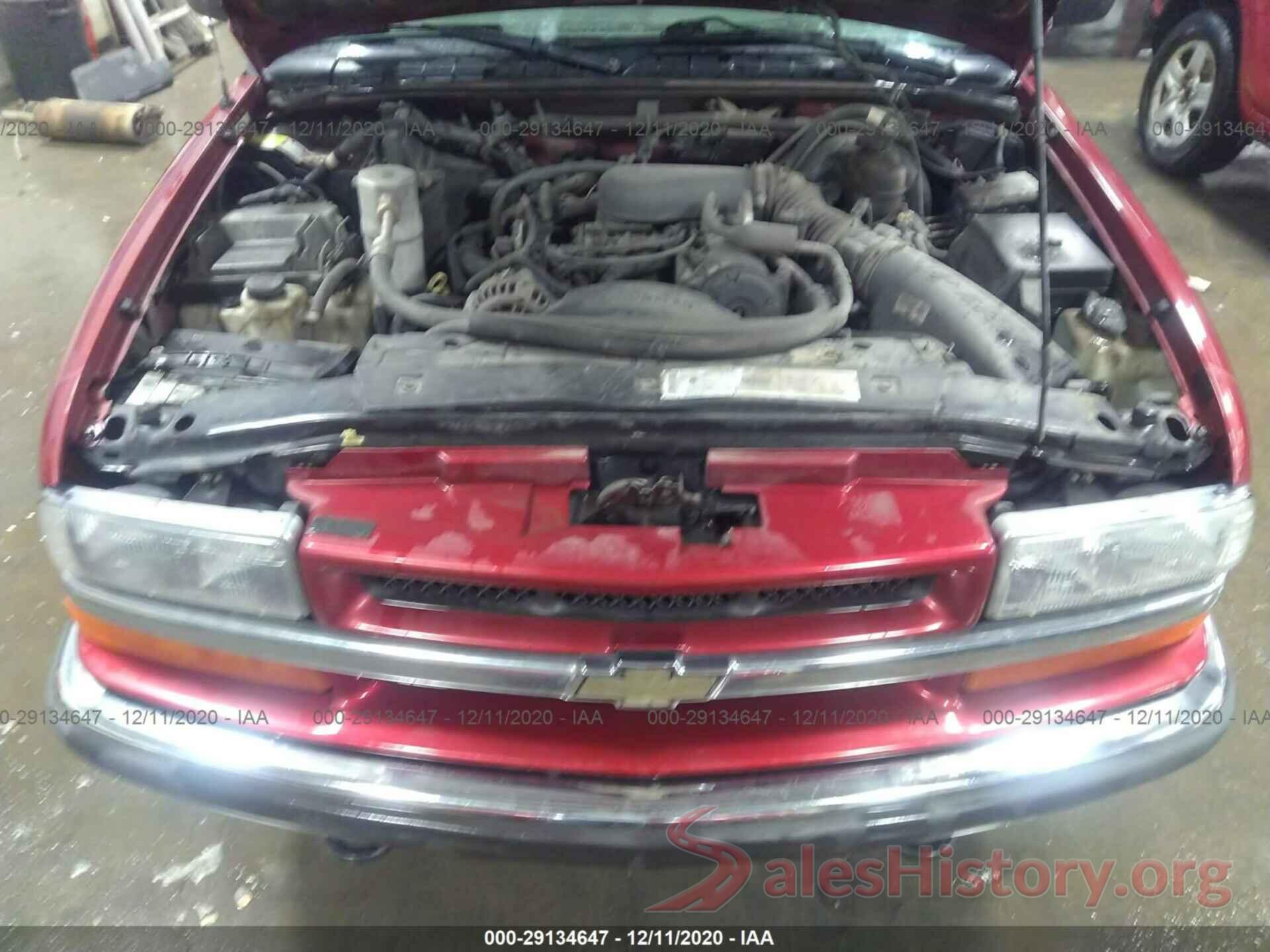 1GNDT13W812134461 2001 CHEVROLET BLAZER