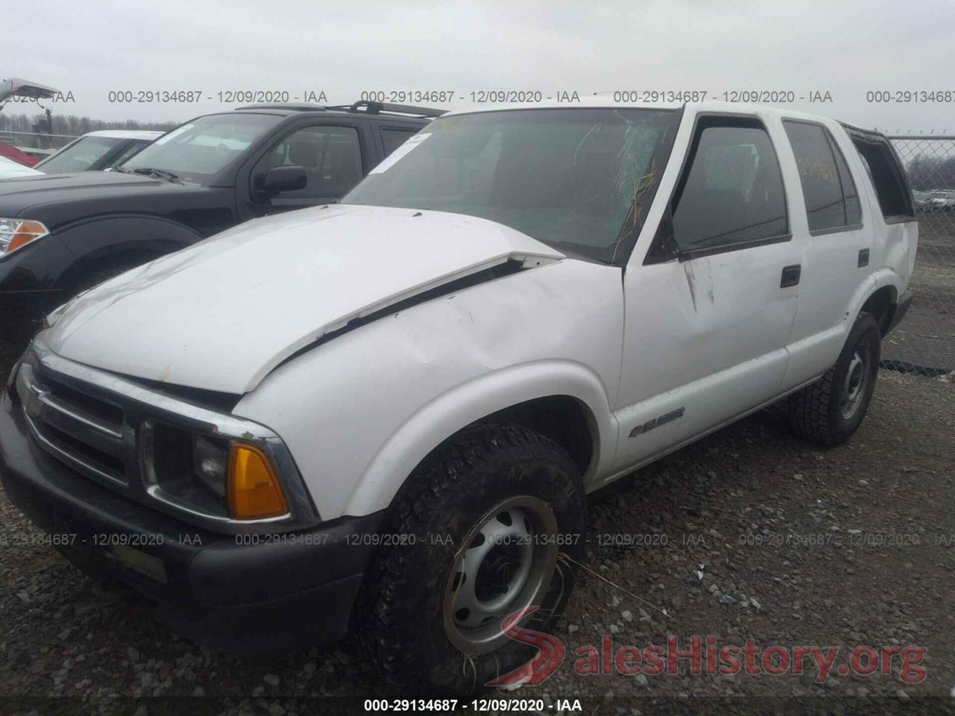 1GNDT13WXVK219534 1997 CHEVROLET BLAZER