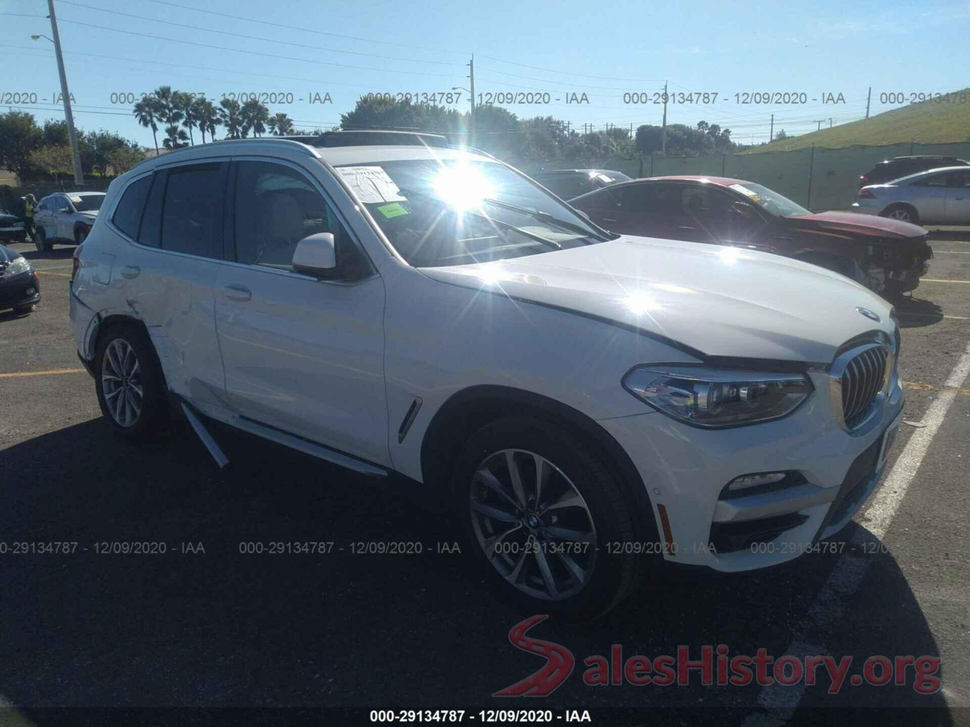 5UXTR7C55KLR52284 2019 BMW X3