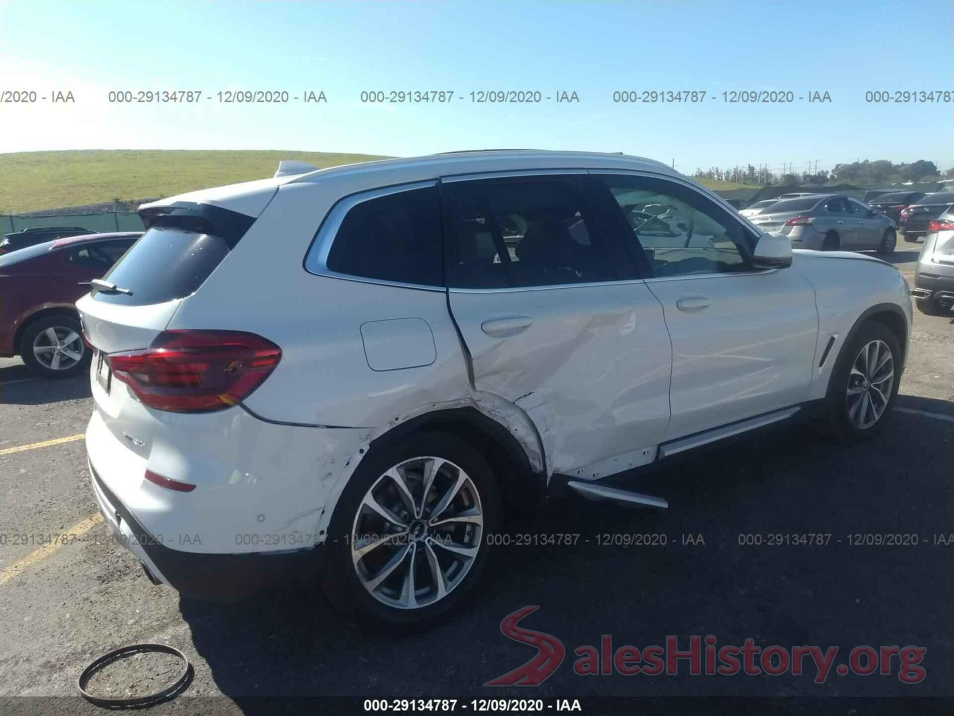 5UXTR7C55KLR52284 2019 BMW X3