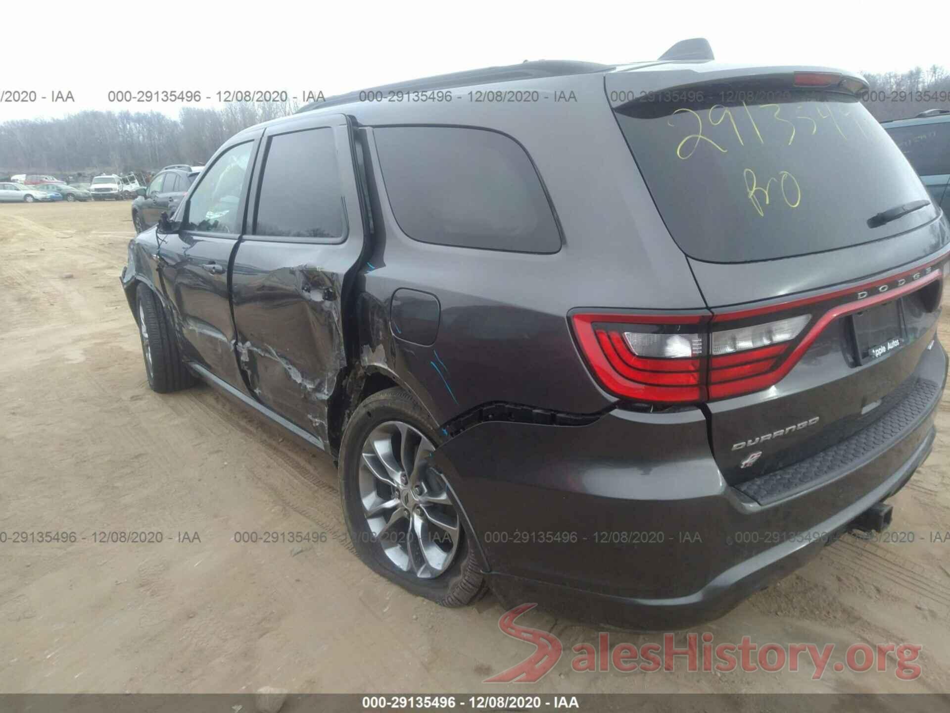 1C4RDJDGXLC142321 2020 DODGE DURANGO