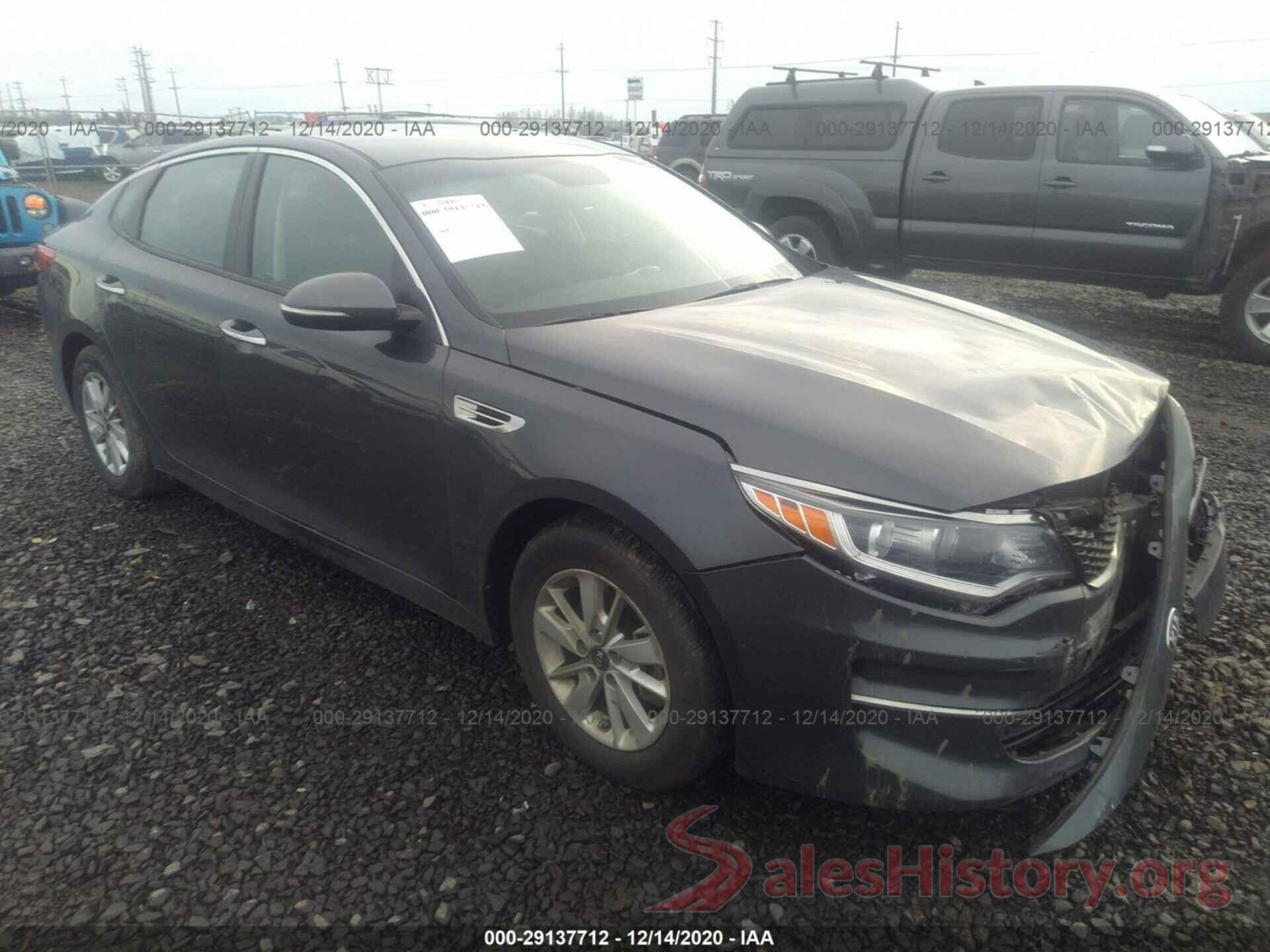 KNAGT4L39G5110848 2016 KIA OPTIMA