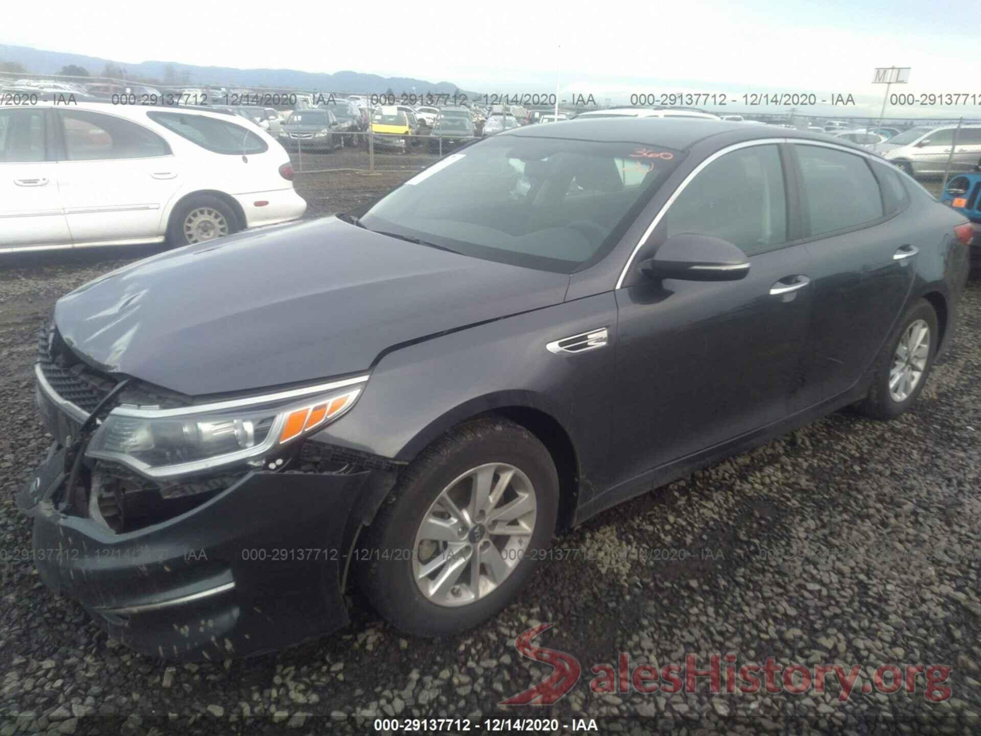 KNAGT4L39G5110848 2016 KIA OPTIMA