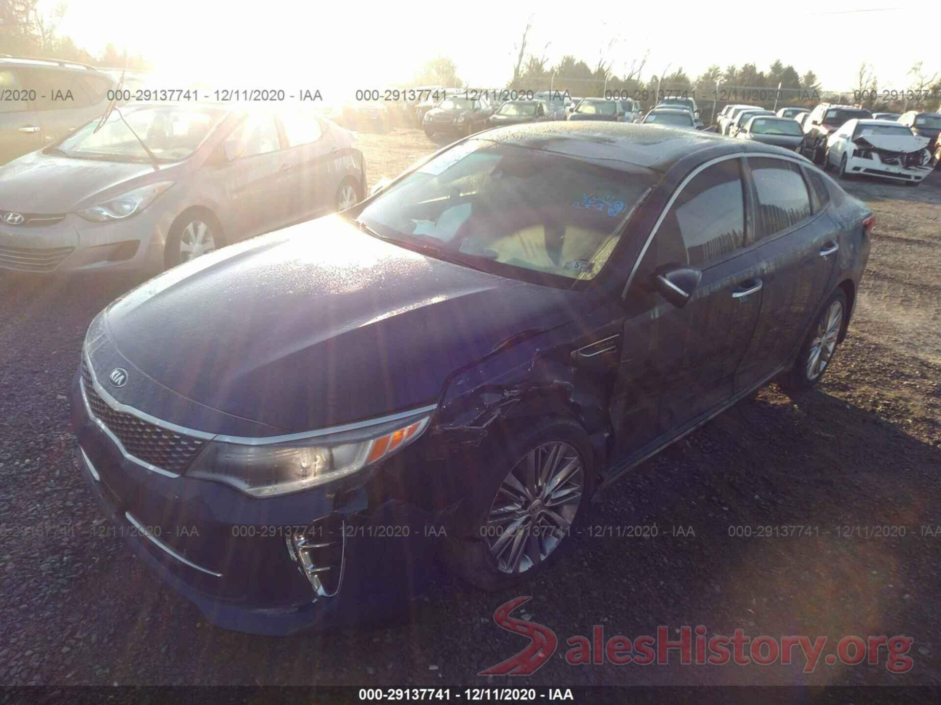 5XXGV4L29GG109781 2016 KIA OPTIMA