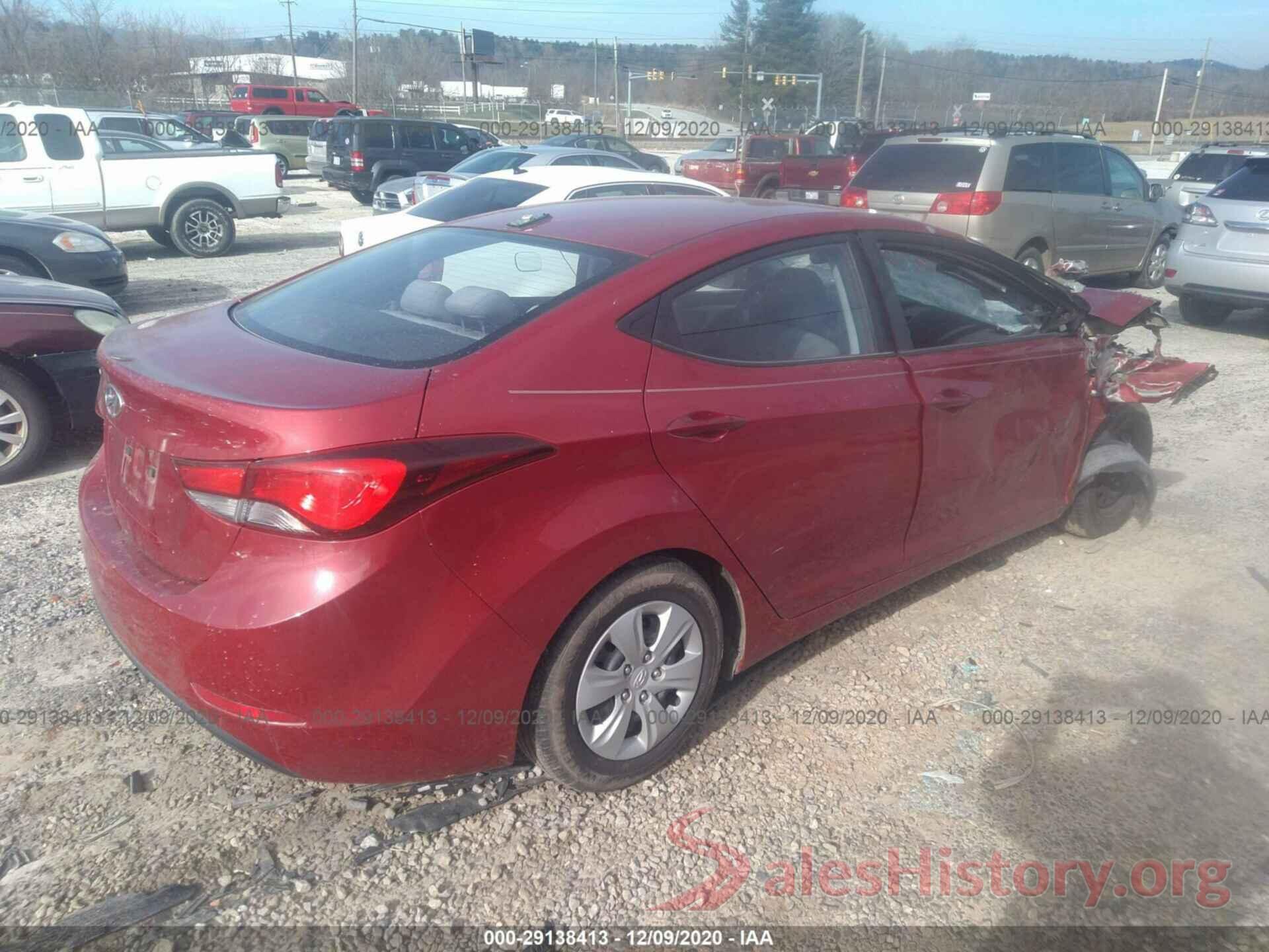 KMHDH4AEXGU624964 2016 HYUNDAI ELANTRA