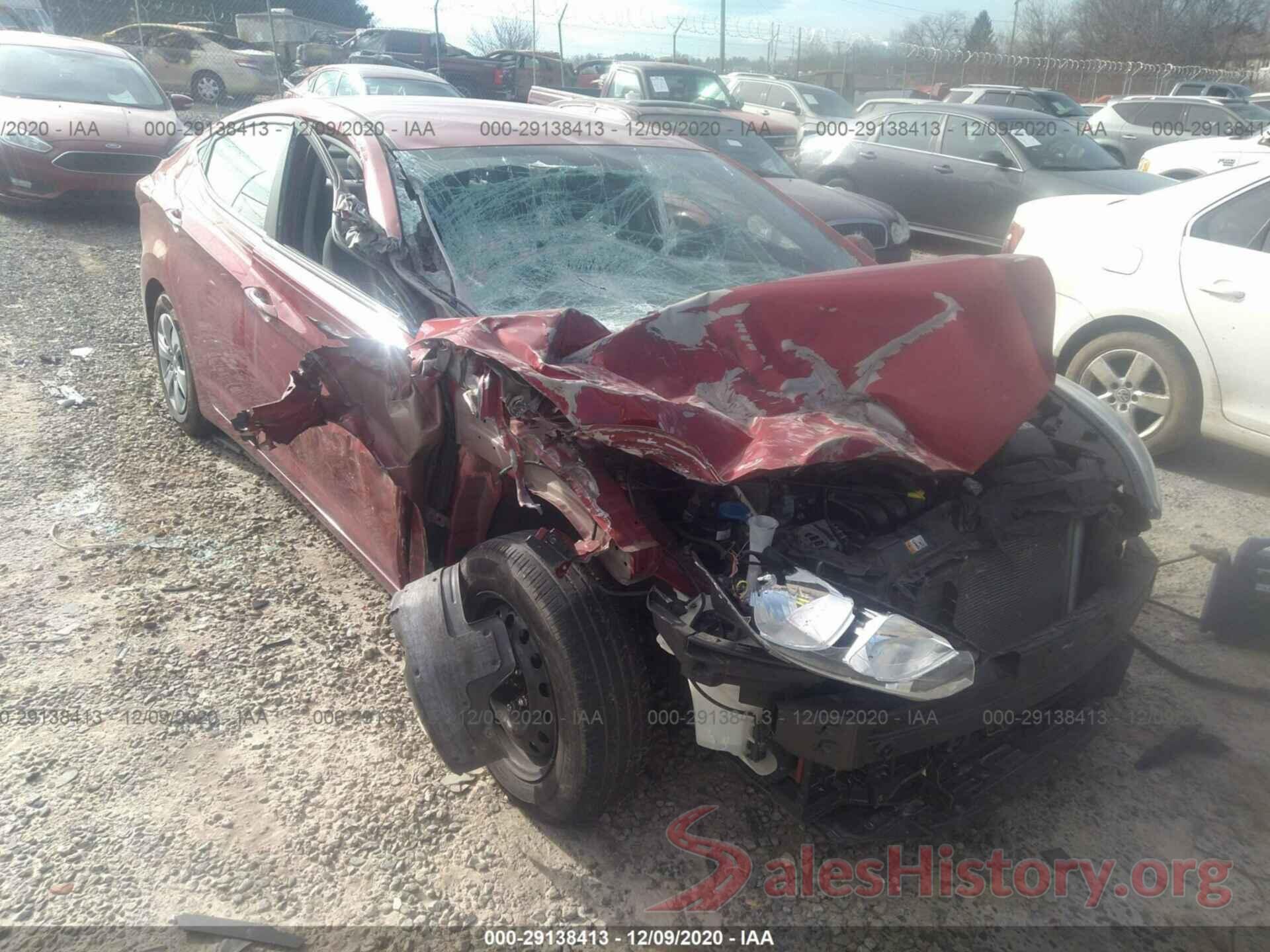 KMHDH4AEXGU624964 2016 HYUNDAI ELANTRA