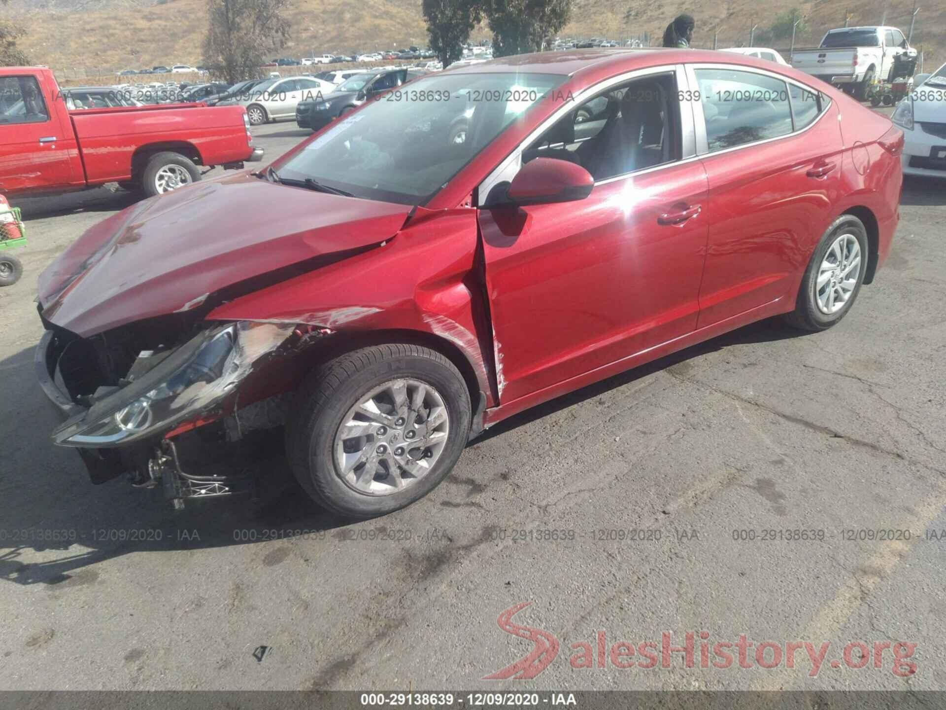 KMHD74LF4HU392145 2017 HYUNDAI ELANTRA