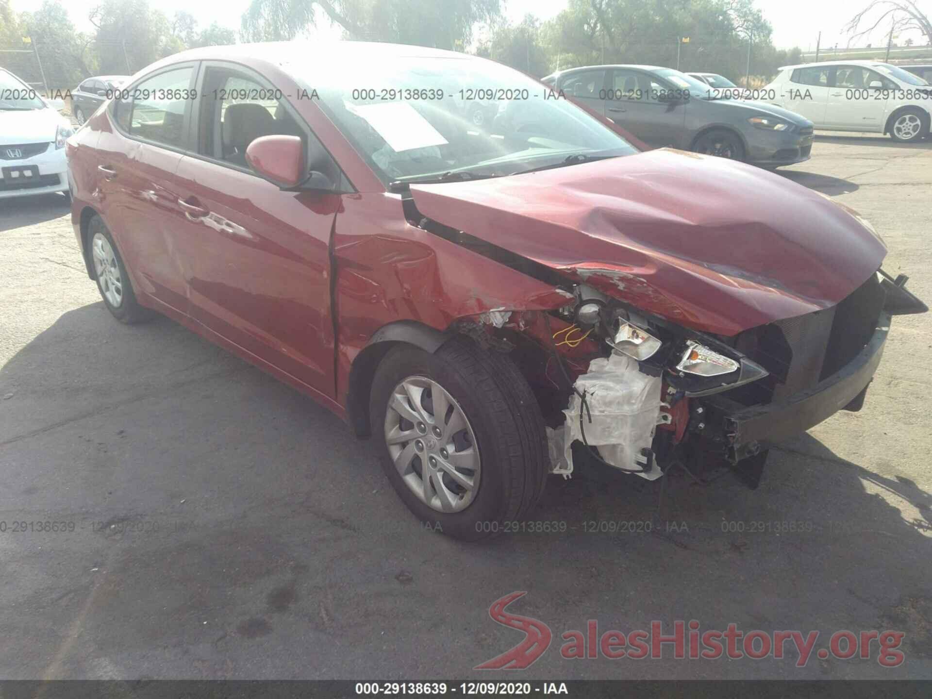 KMHD74LF4HU392145 2017 HYUNDAI ELANTRA