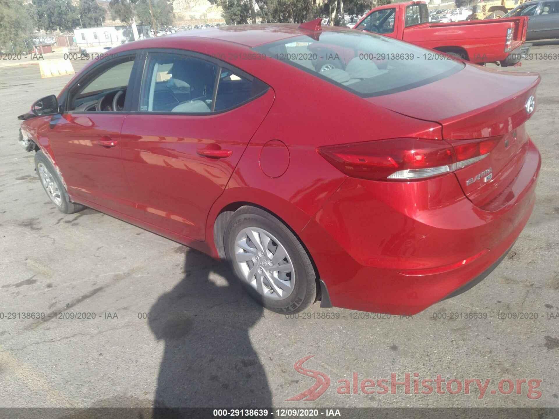 KMHD74LF4HU392145 2017 HYUNDAI ELANTRA