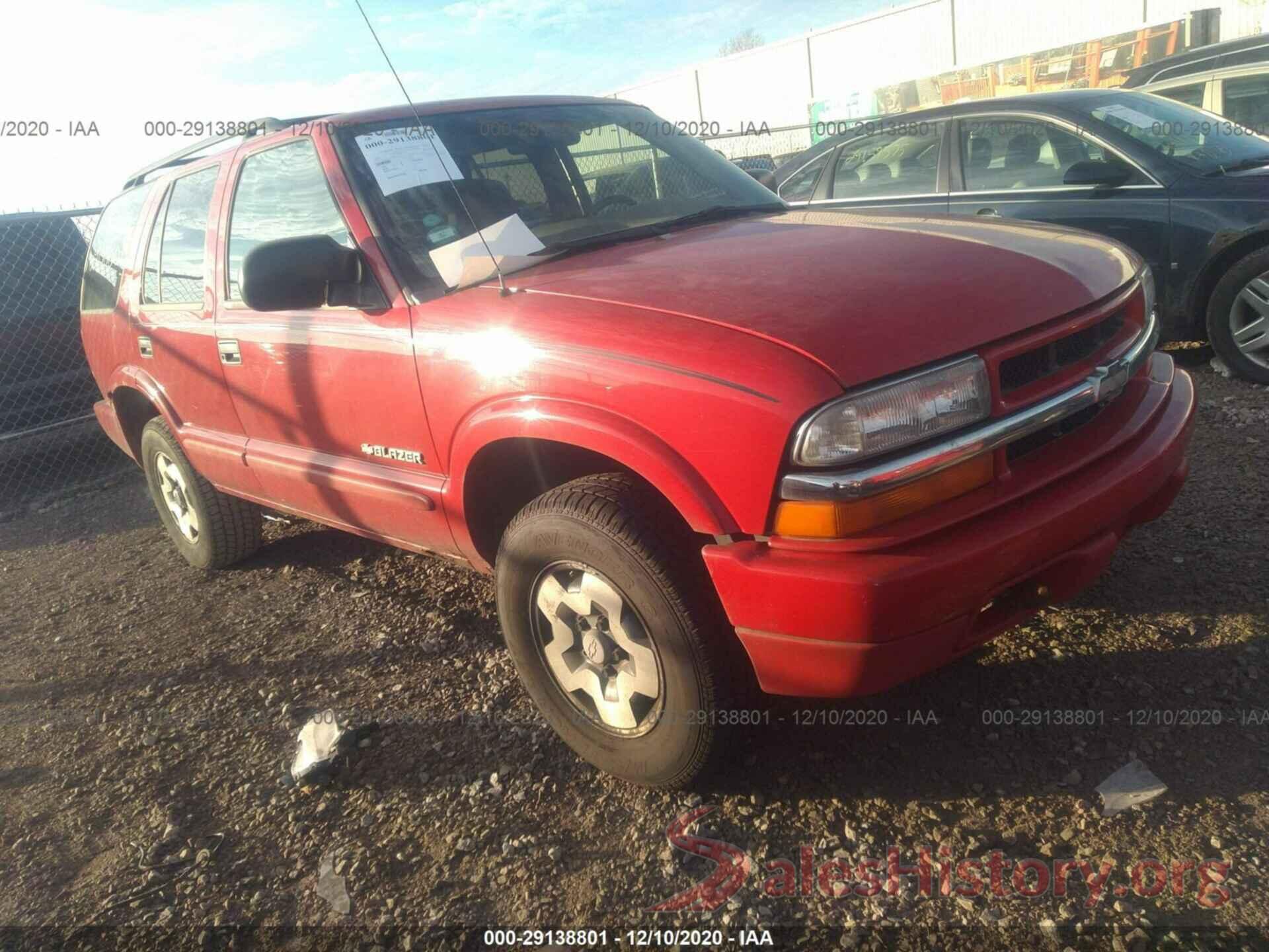 1GNDT13X34K163525 2004 CHEVROLET BLAZER