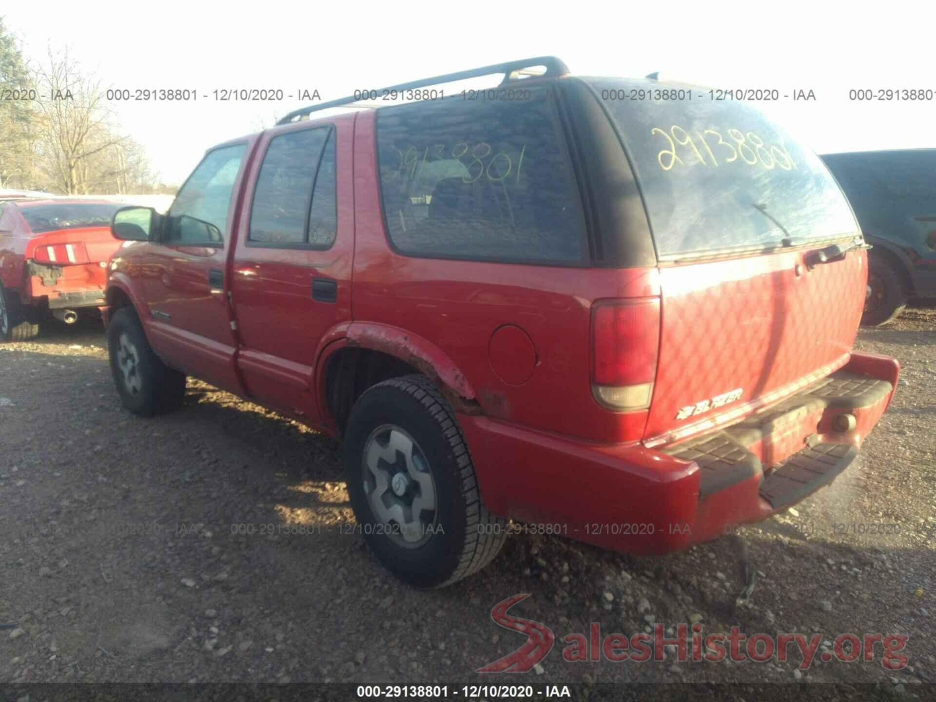 1GNDT13X34K163525 2004 CHEVROLET BLAZER