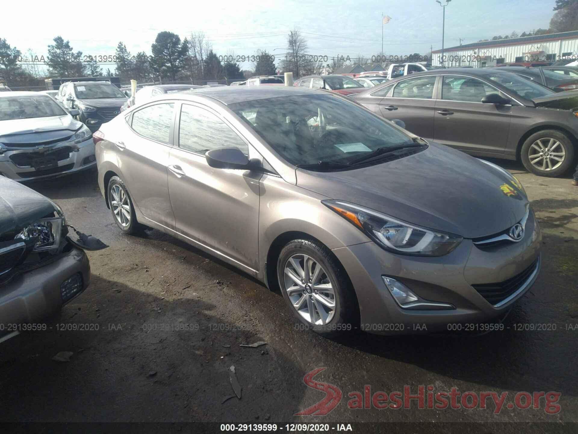 5NPDH4AE1GH672111 2016 HYUNDAI ELANTRA