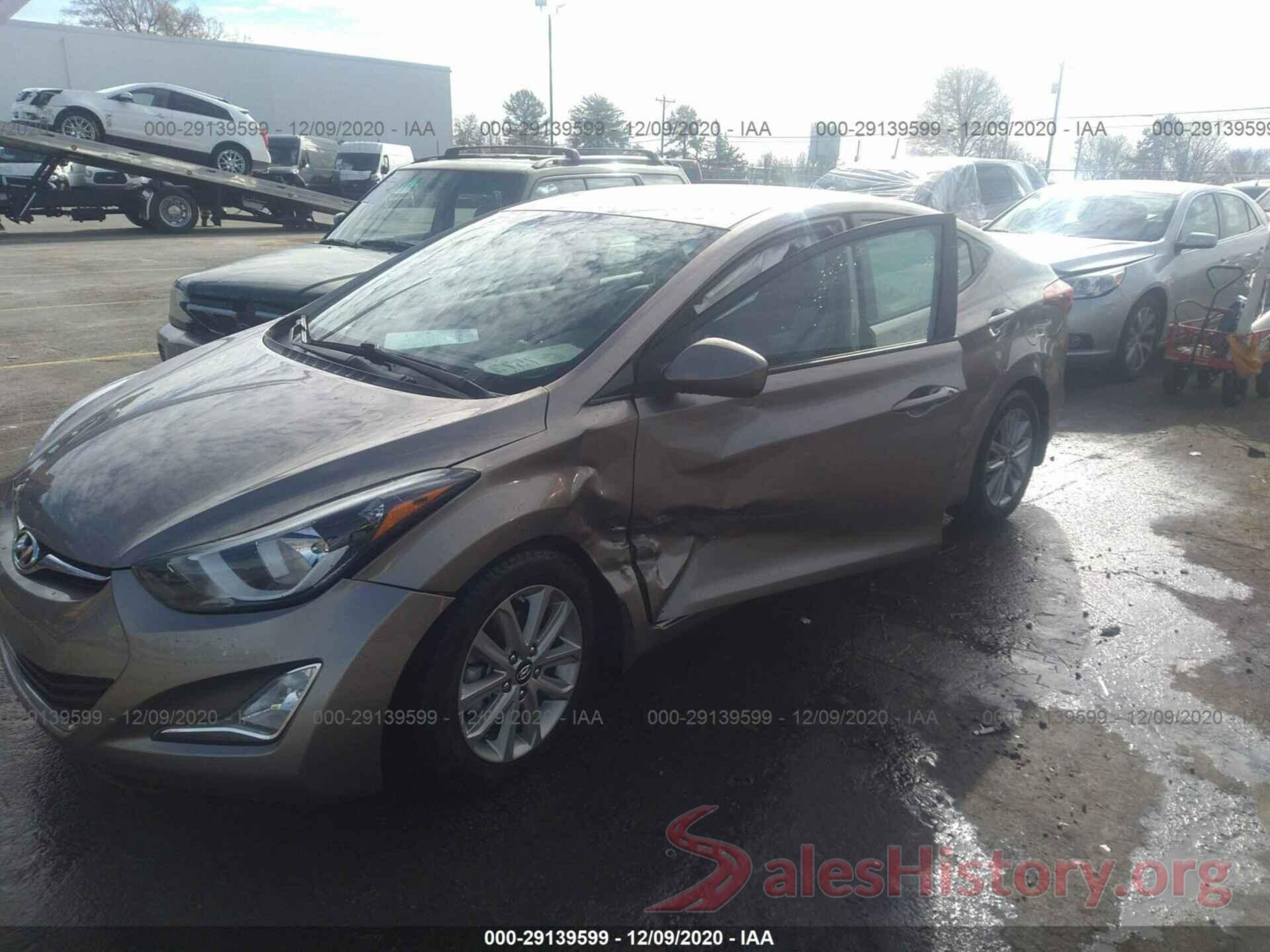 5NPDH4AE1GH672111 2016 HYUNDAI ELANTRA