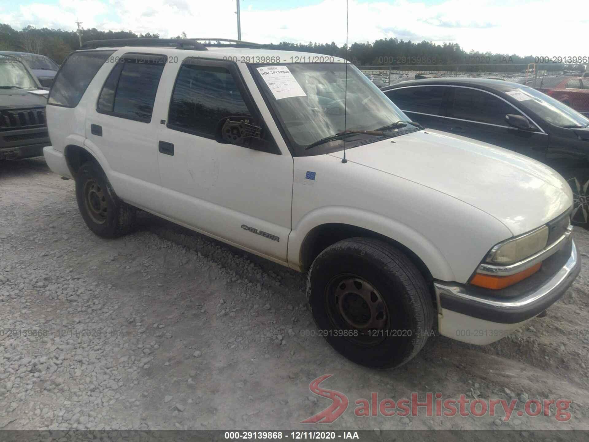 1GNDT13W61K202515 2001 CHEVROLET BLAZER