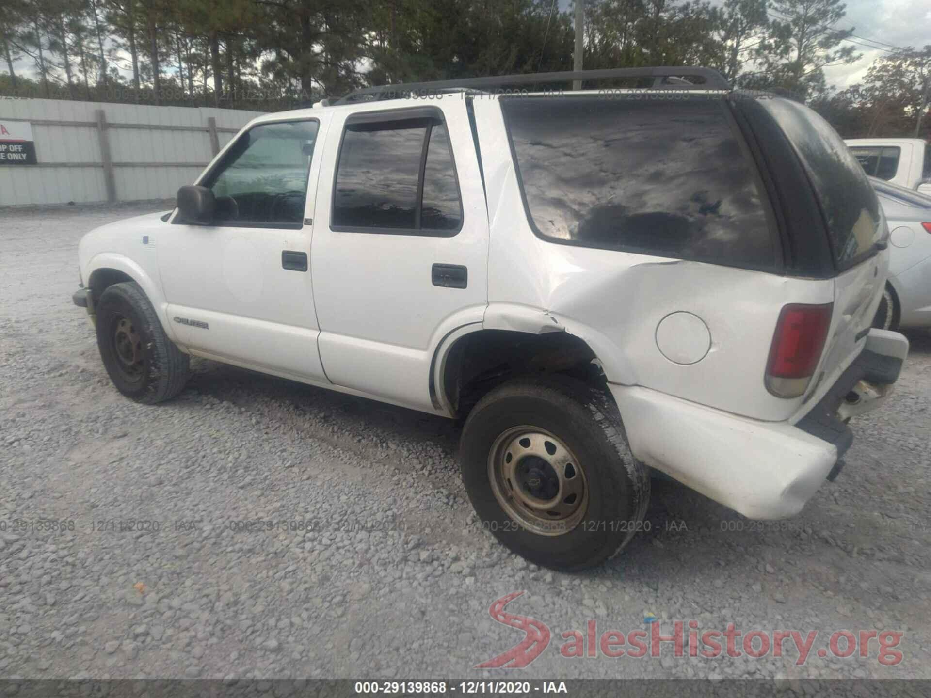 1GNDT13W61K202515 2001 CHEVROLET BLAZER