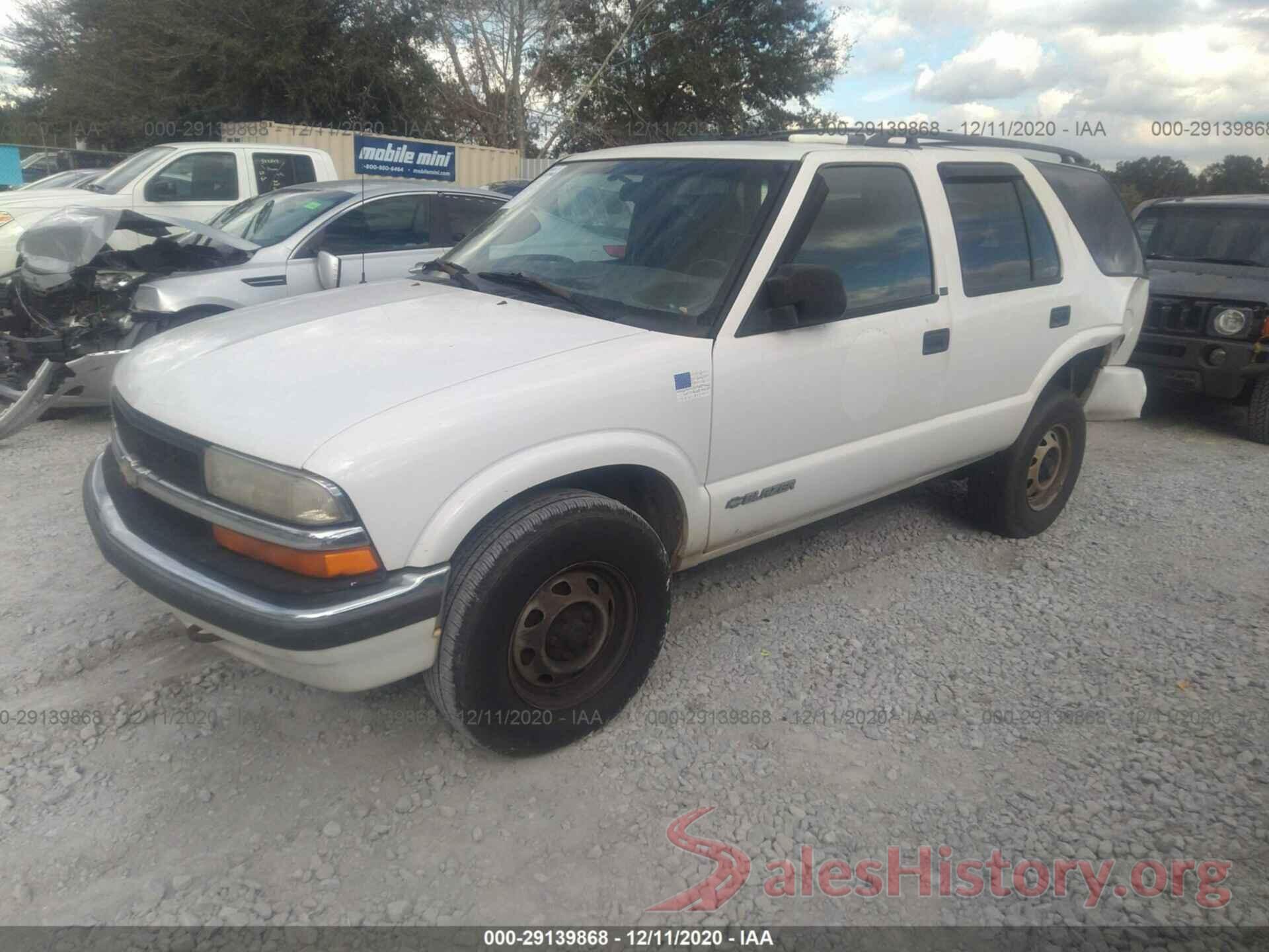 1GNDT13W61K202515 2001 CHEVROLET BLAZER