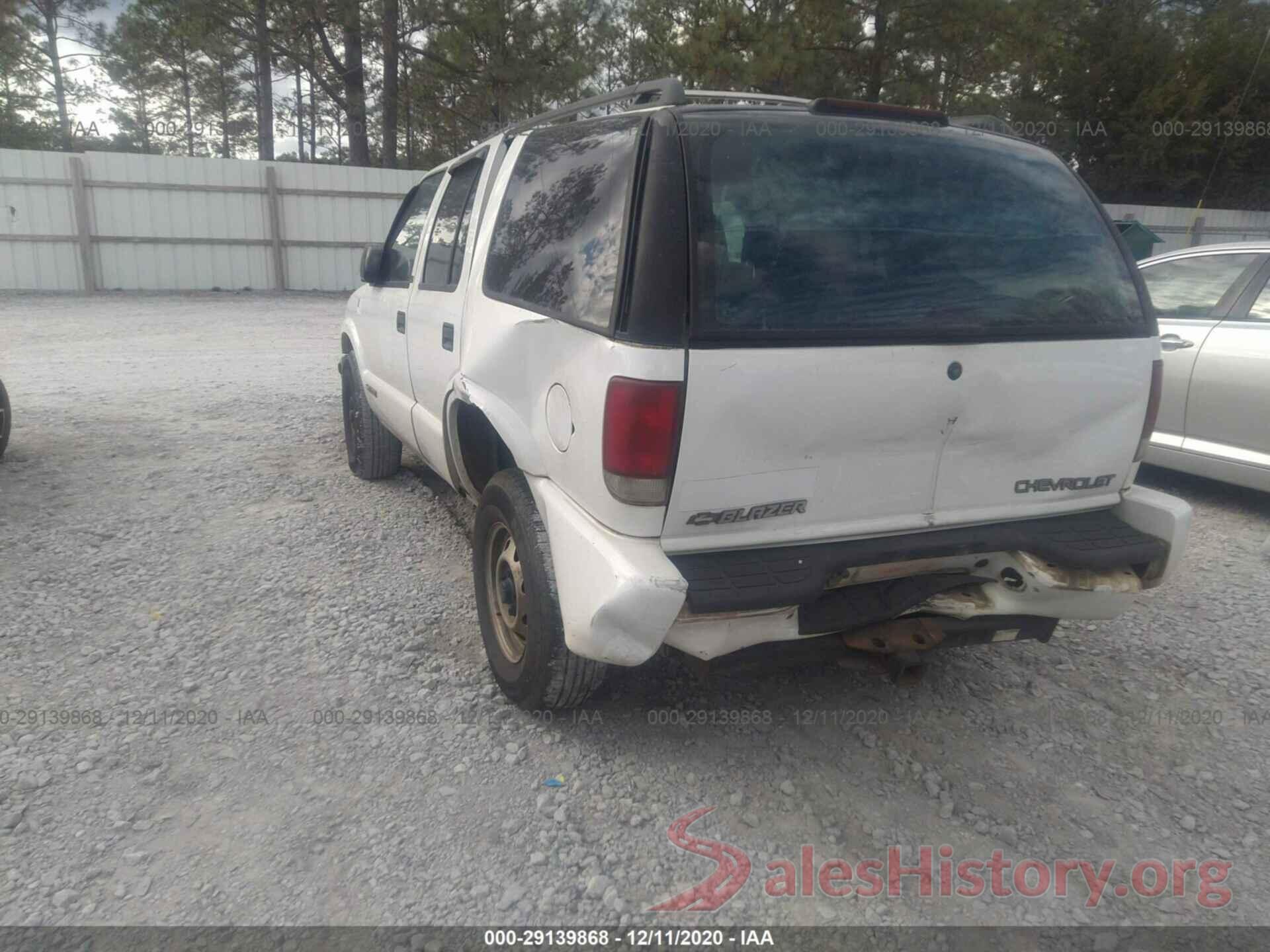 1GNDT13W61K202515 2001 CHEVROLET BLAZER