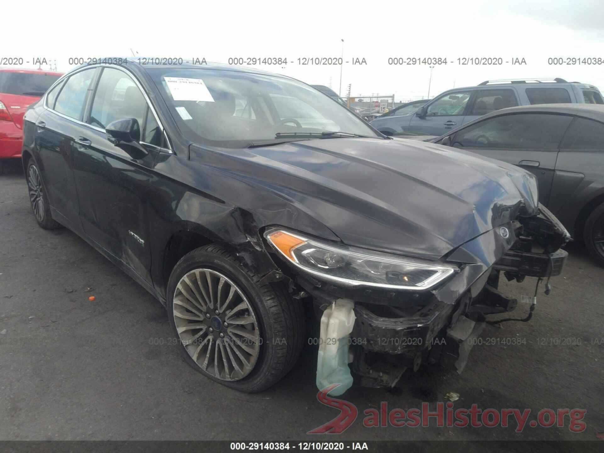 3FA6P0RU7JR206189 2018 FORD FUSION HYBRID