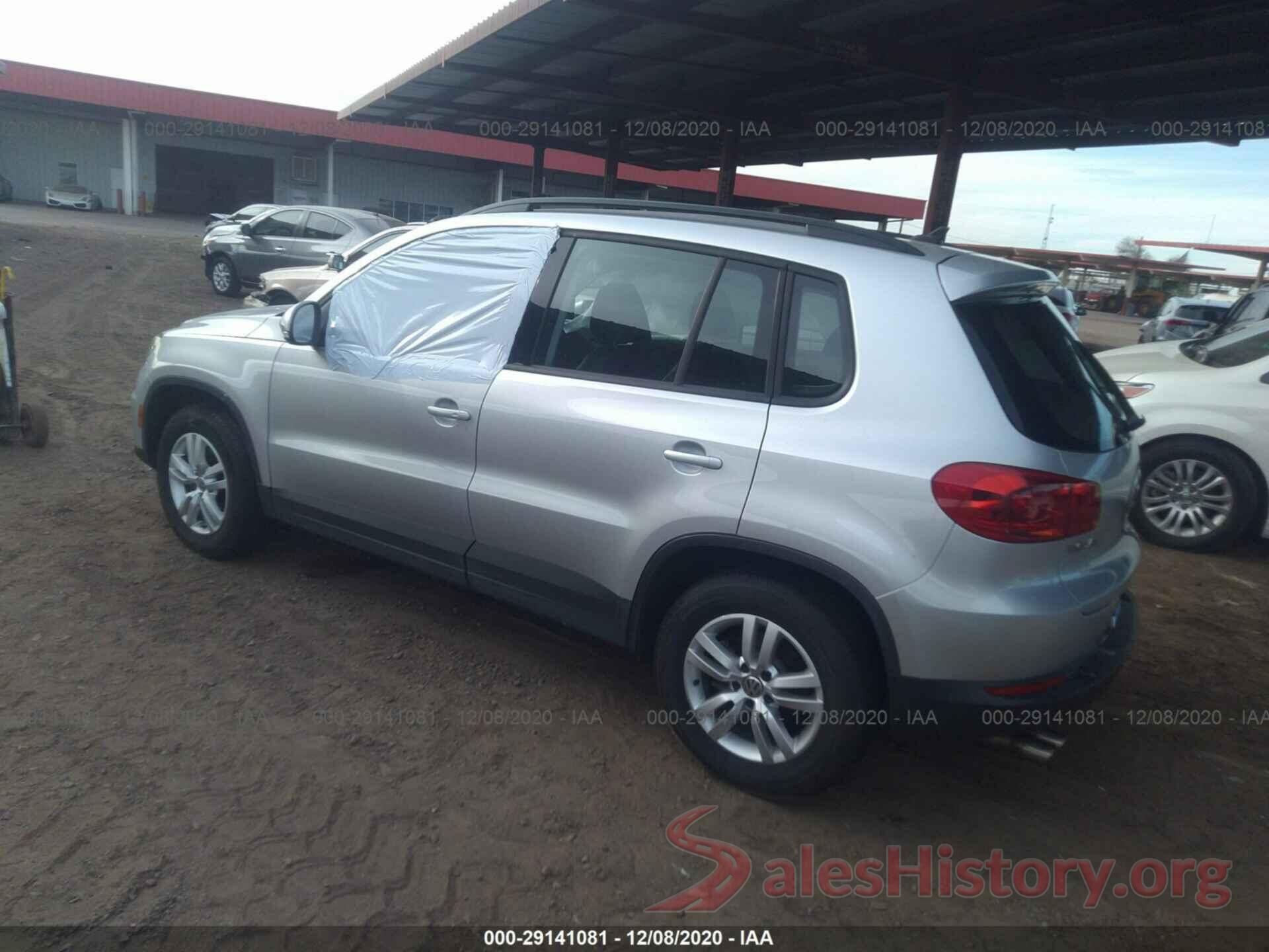 WVGAV7AX0HK008122 2017 VOLKSWAGEN TIGUAN