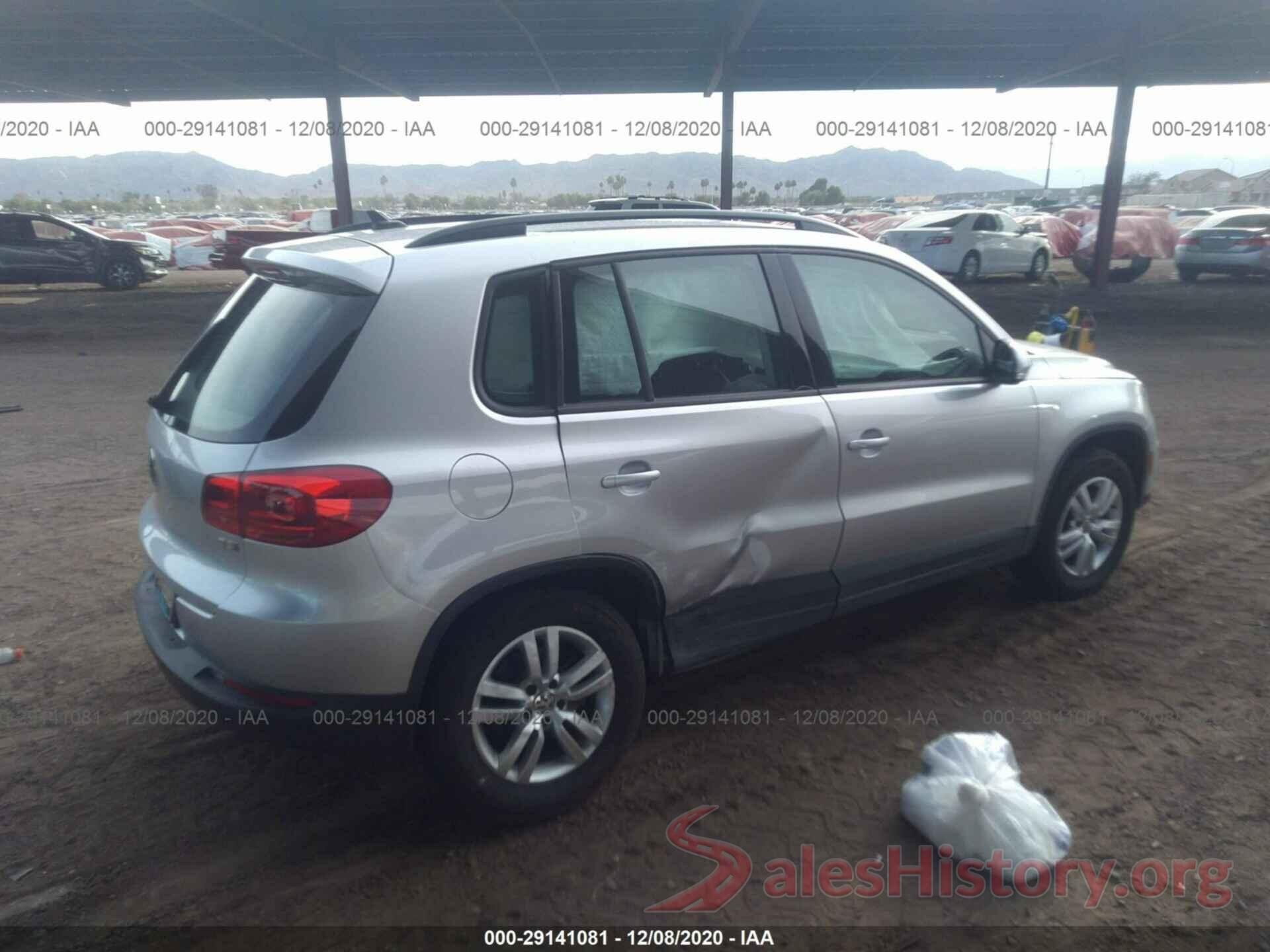 WVGAV7AX0HK008122 2017 VOLKSWAGEN TIGUAN