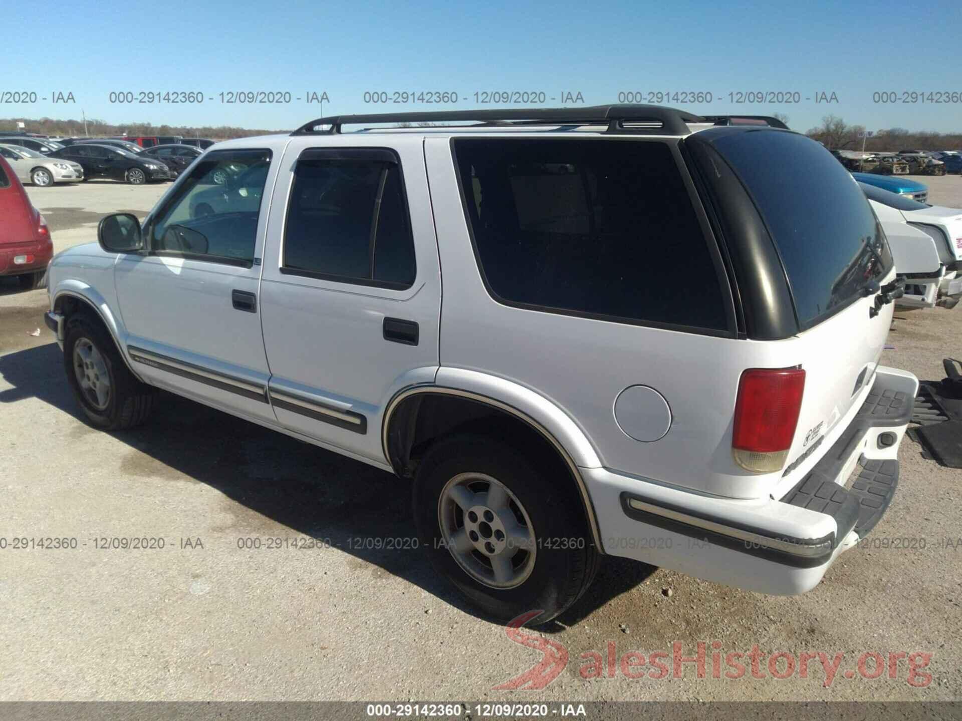 1GNDT13W3W2278474 1998 CHEVROLET BLAZER