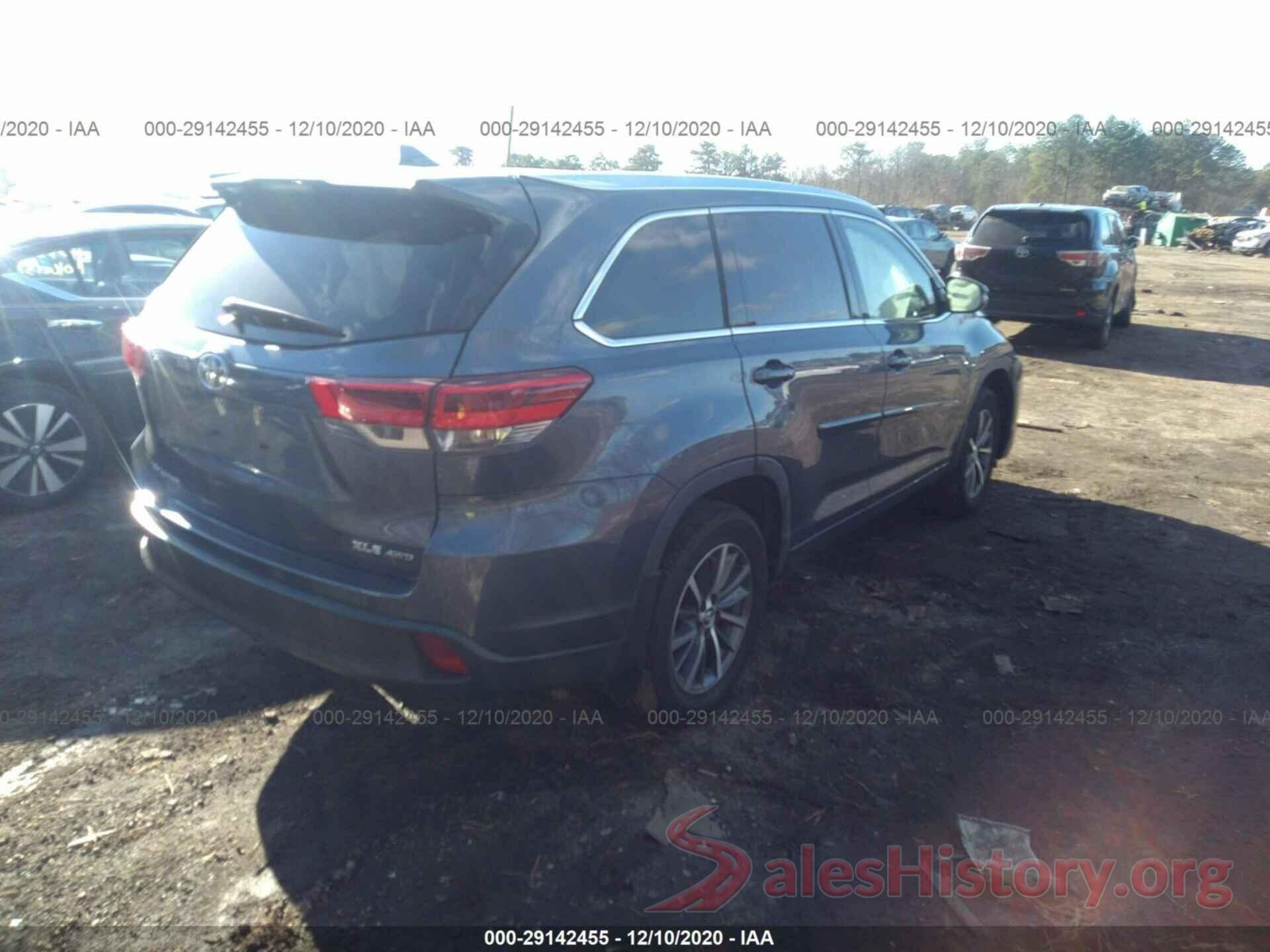 5TDJZRFH7JS816813 2018 TOYOTA HIGHLANDER