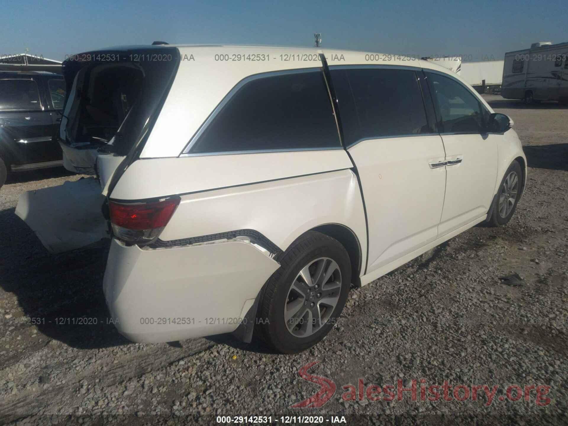 5FNRL5H97GB020546 2016 HONDA ODYSSEY