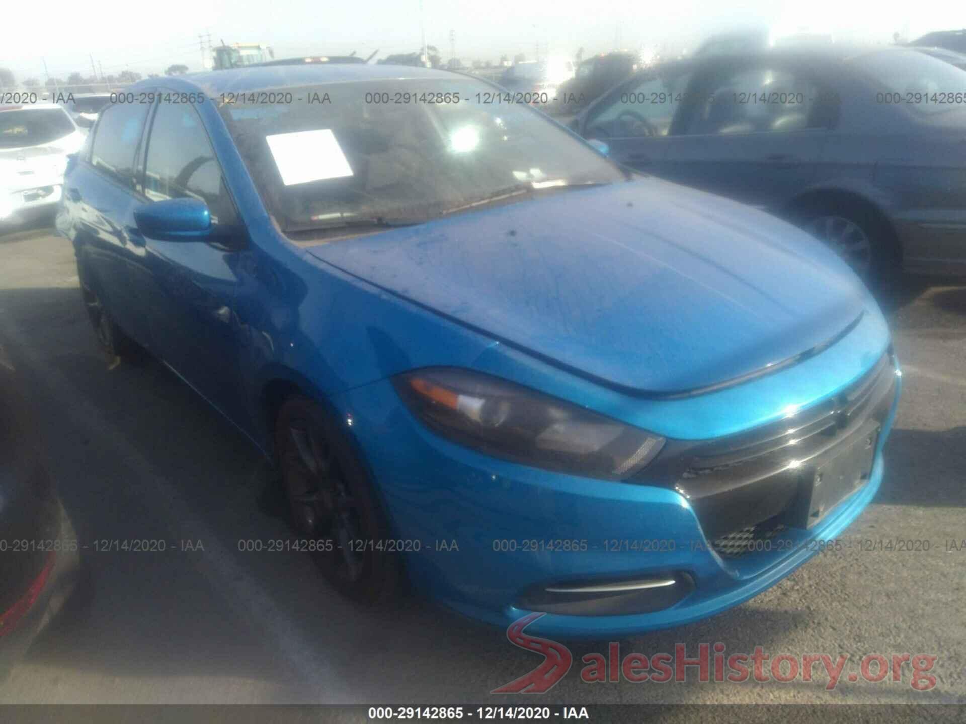 1C3CDFAA6GD529598 2016 DODGE DART