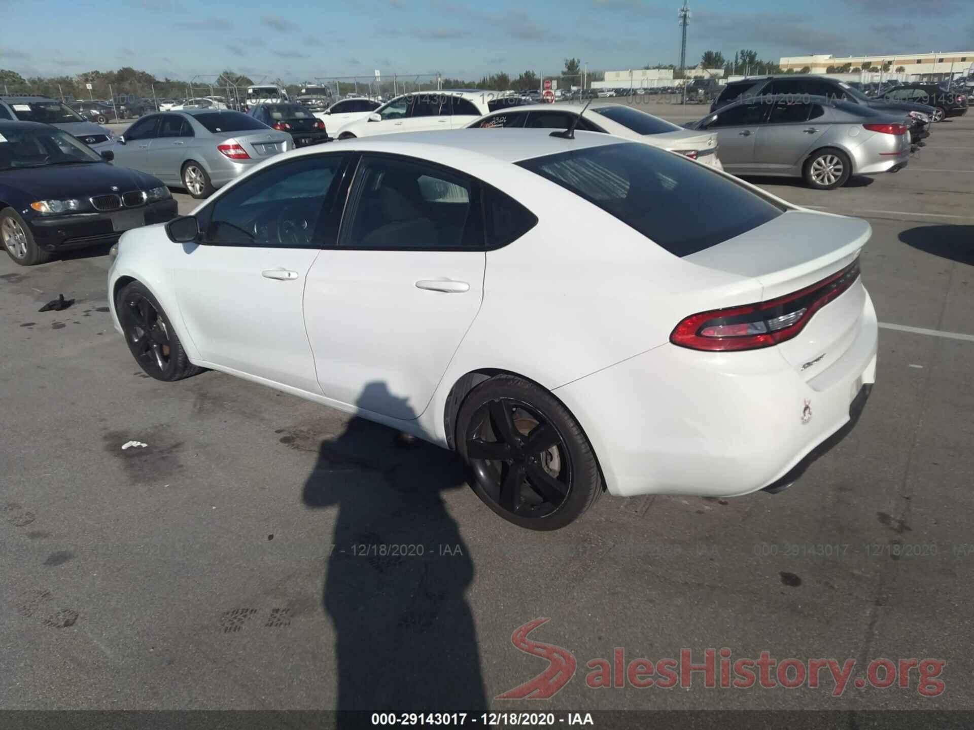 1C3CDFBB0GD530530 2016 DODGE DART