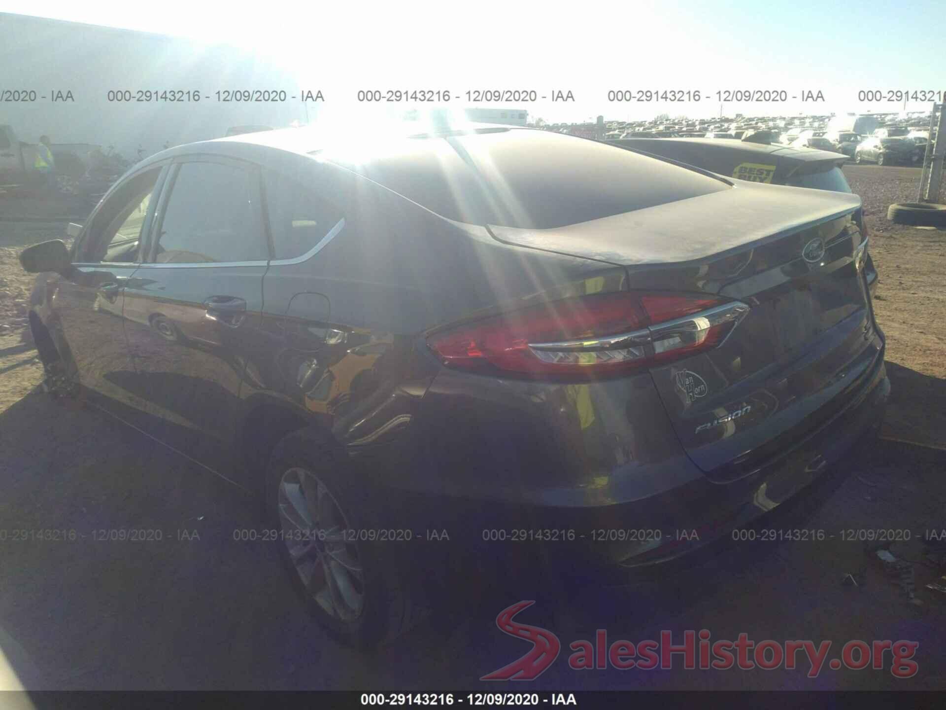 3FA6P0HD1KR164976 2019 FORD FUSION