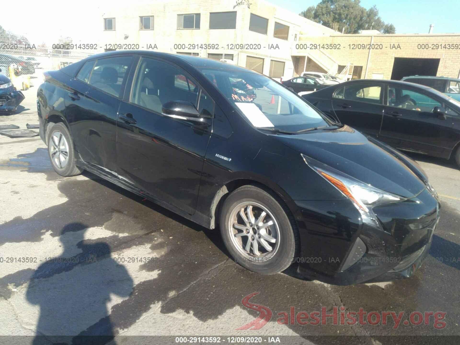 JTDKBRFU5J3596076 2018 TOYOTA PRIUS