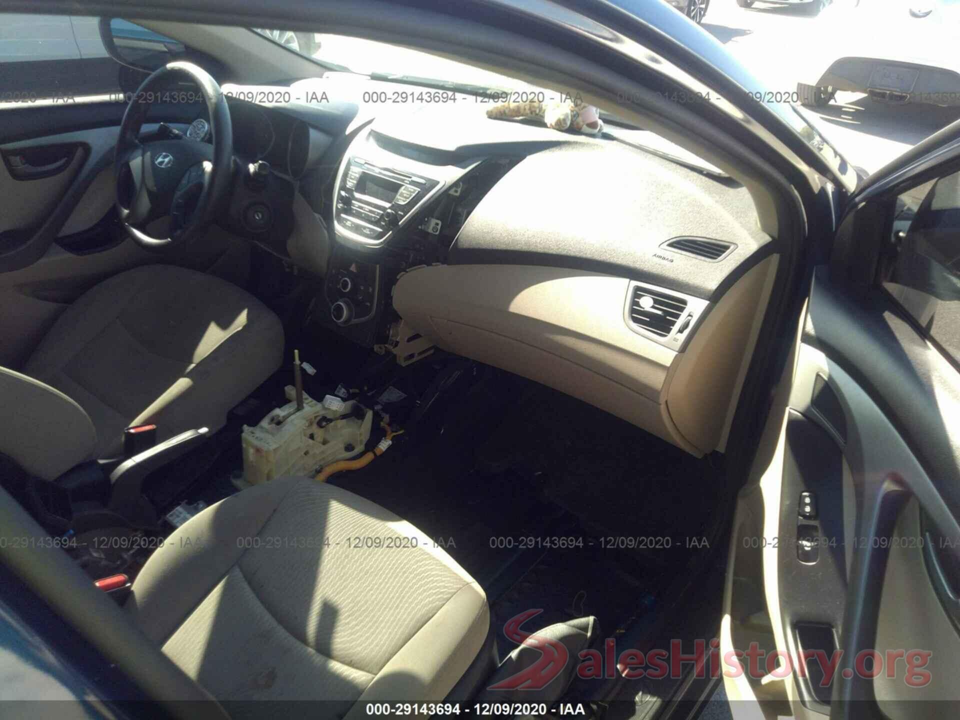 KMHDH4AE3GU490072 2016 HYUNDAI ELANTRA