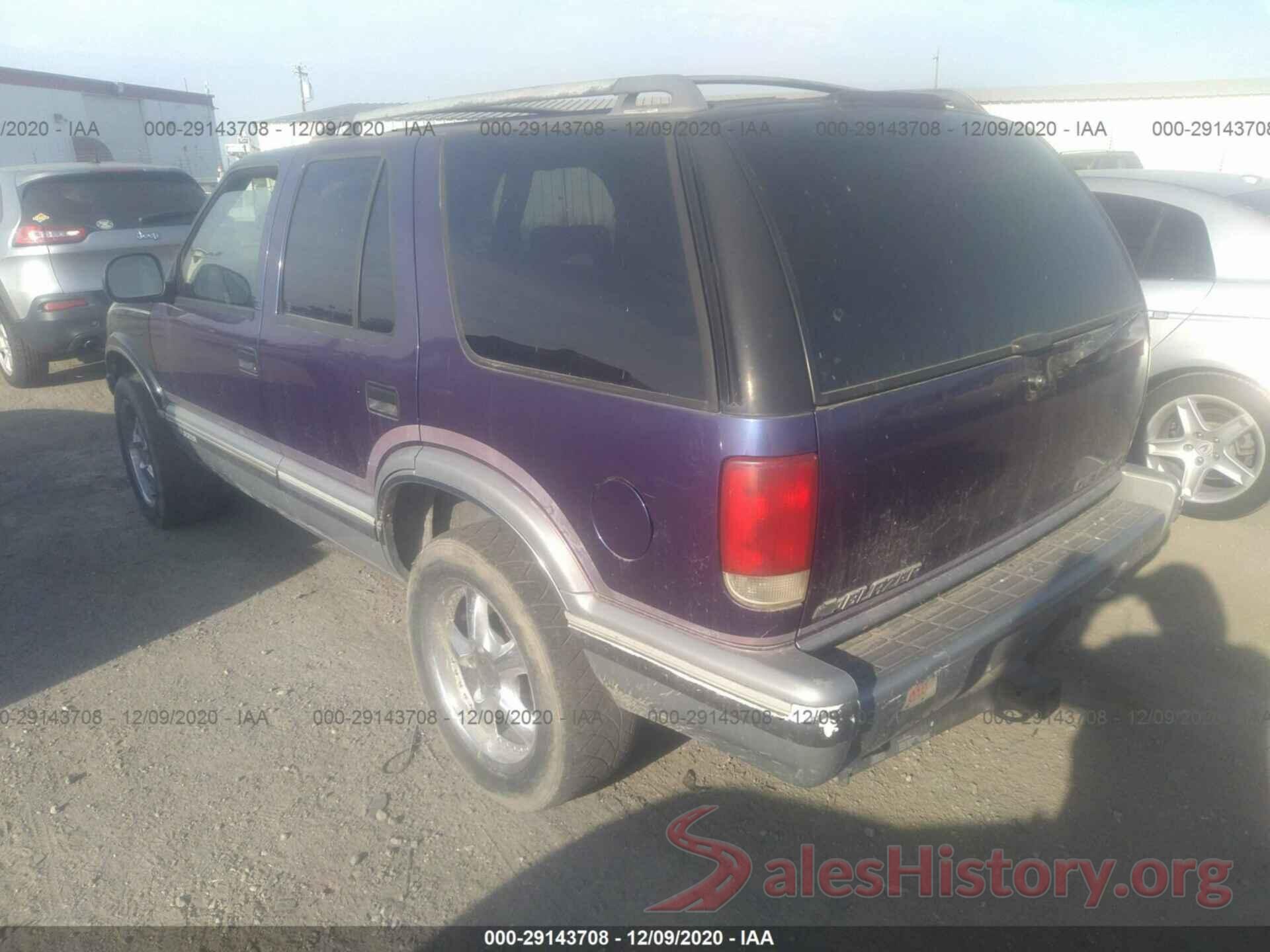 1GNDT13W1T2115768 1996 CHEVROLET BLAZER