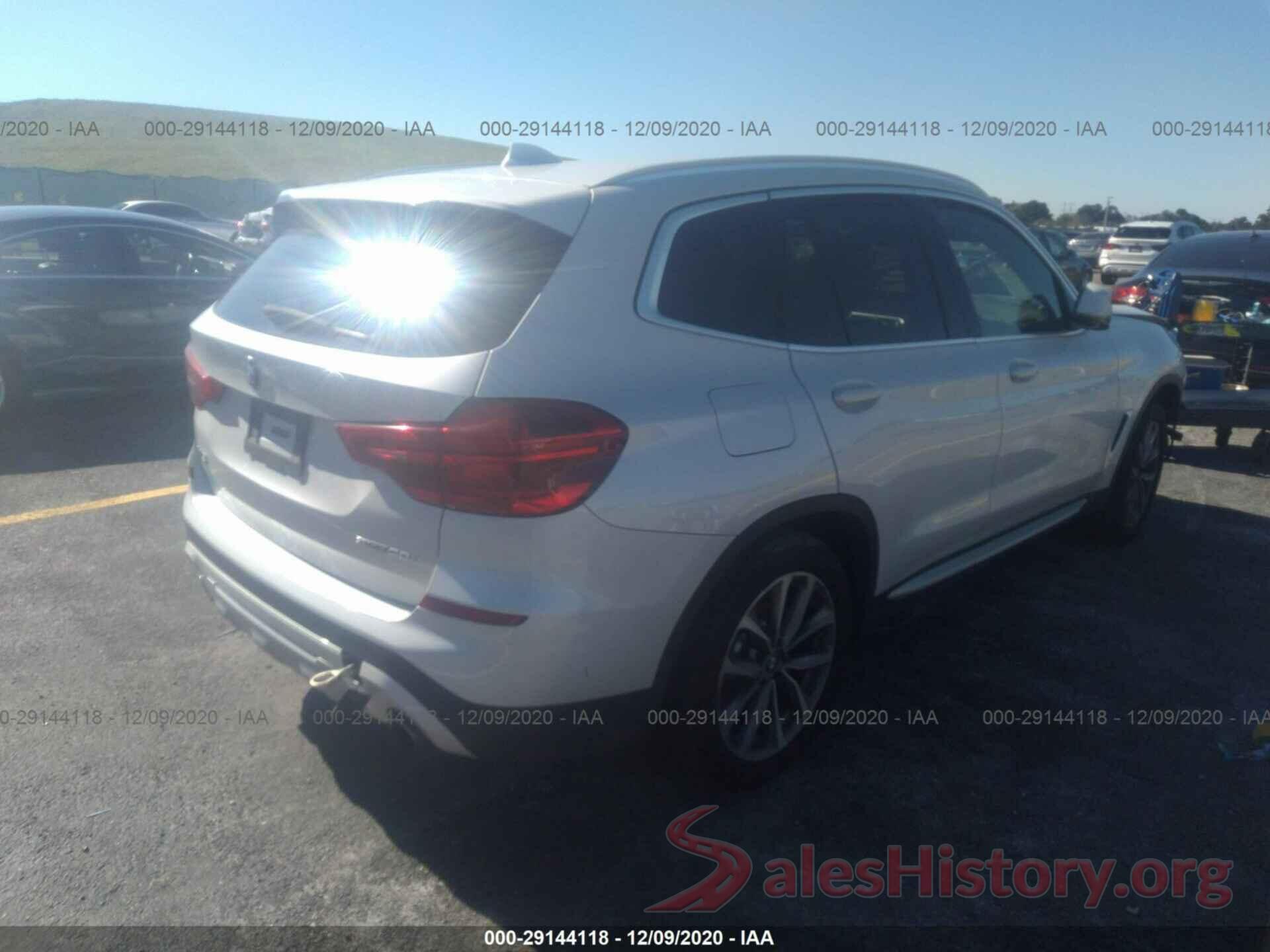 5UXTR7C59KLF23345 2019 BMW X3