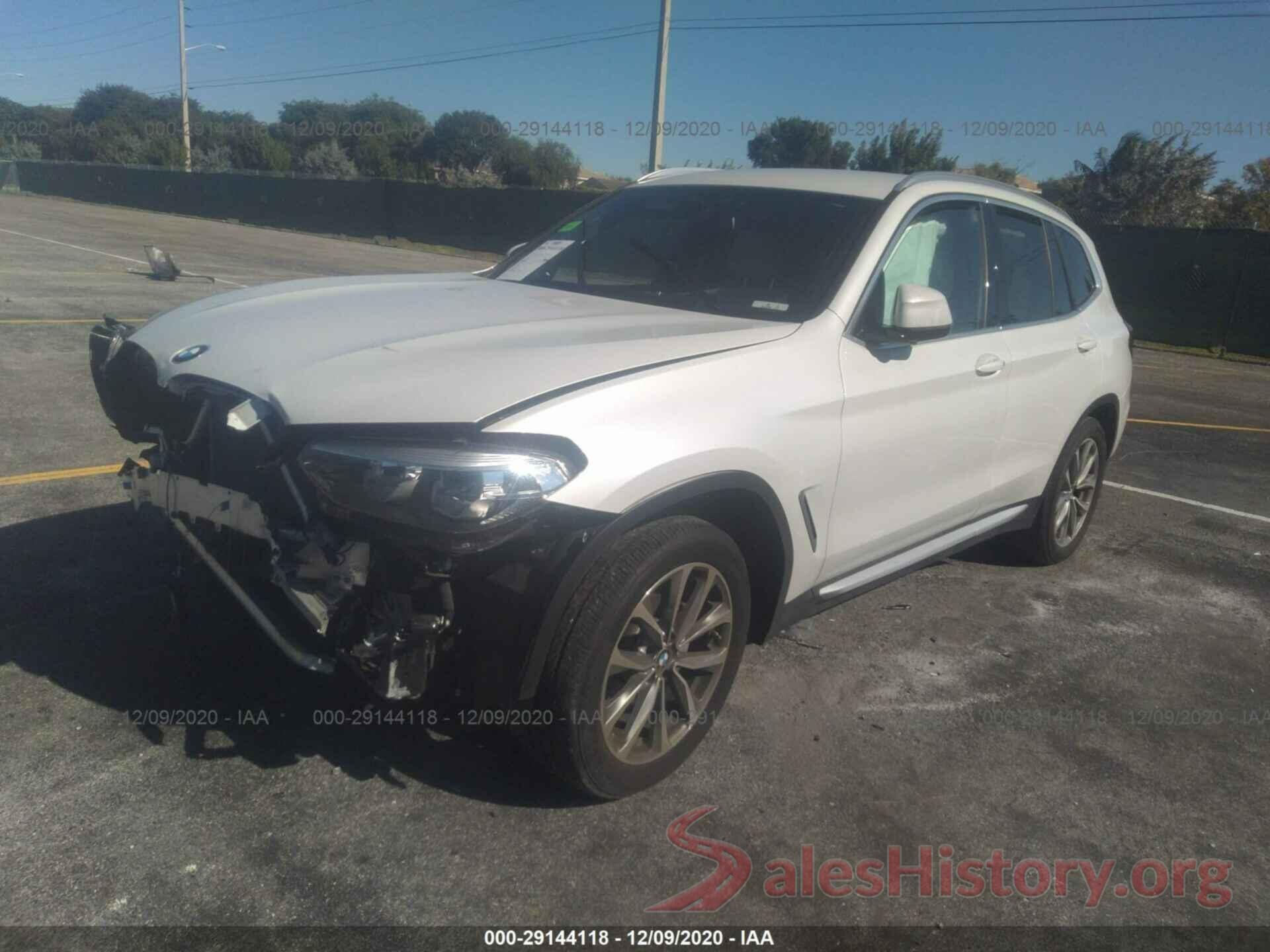 5UXTR7C59KLF23345 2019 BMW X3