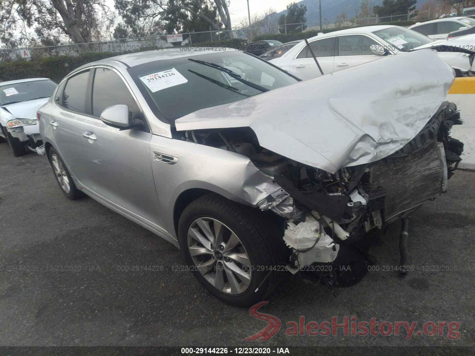 5XXGT4L30GG082212 2016 KIA OPTIMA