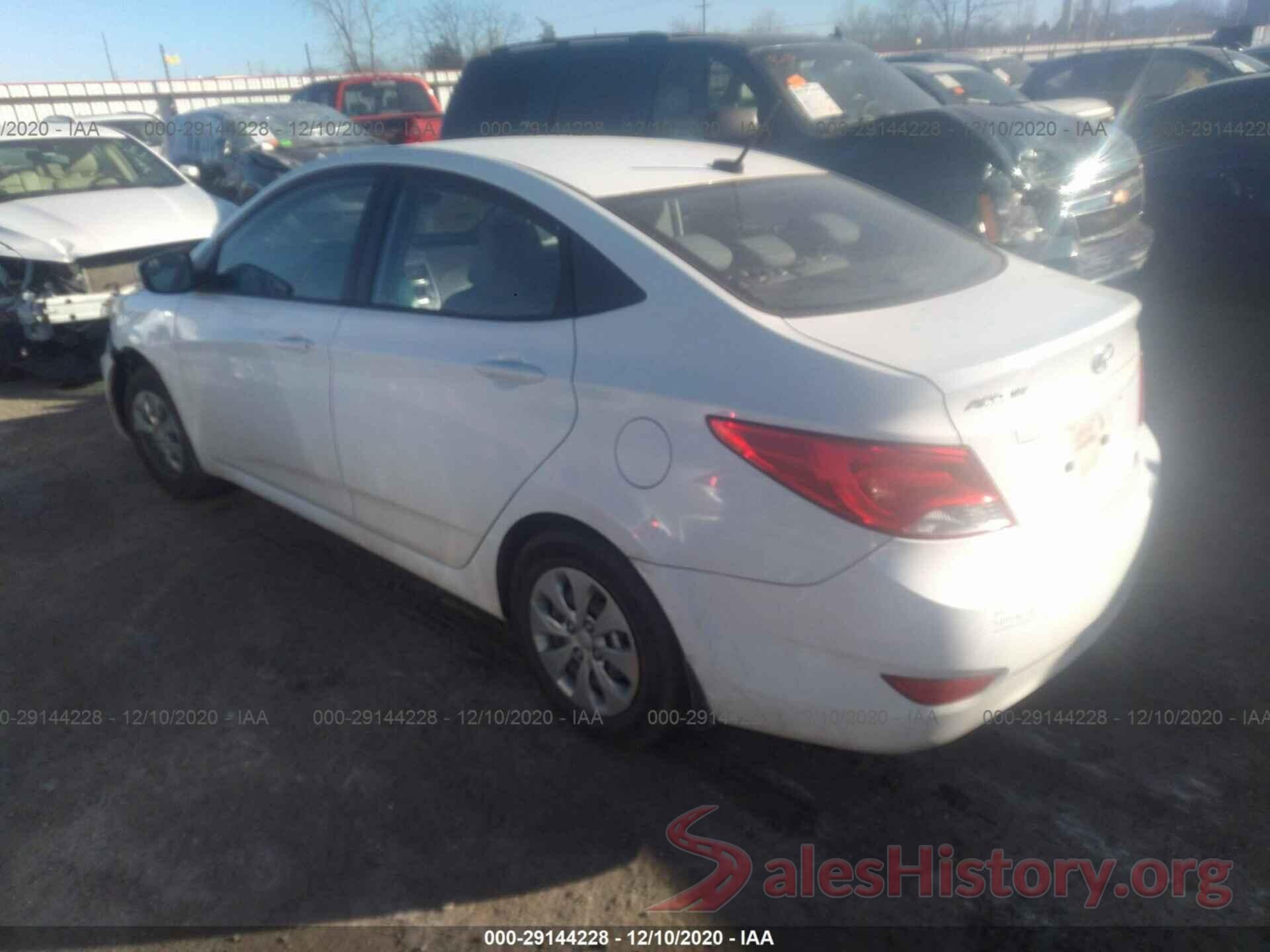 KMHCT4AE1GU140398 2016 HYUNDAI ACCENT