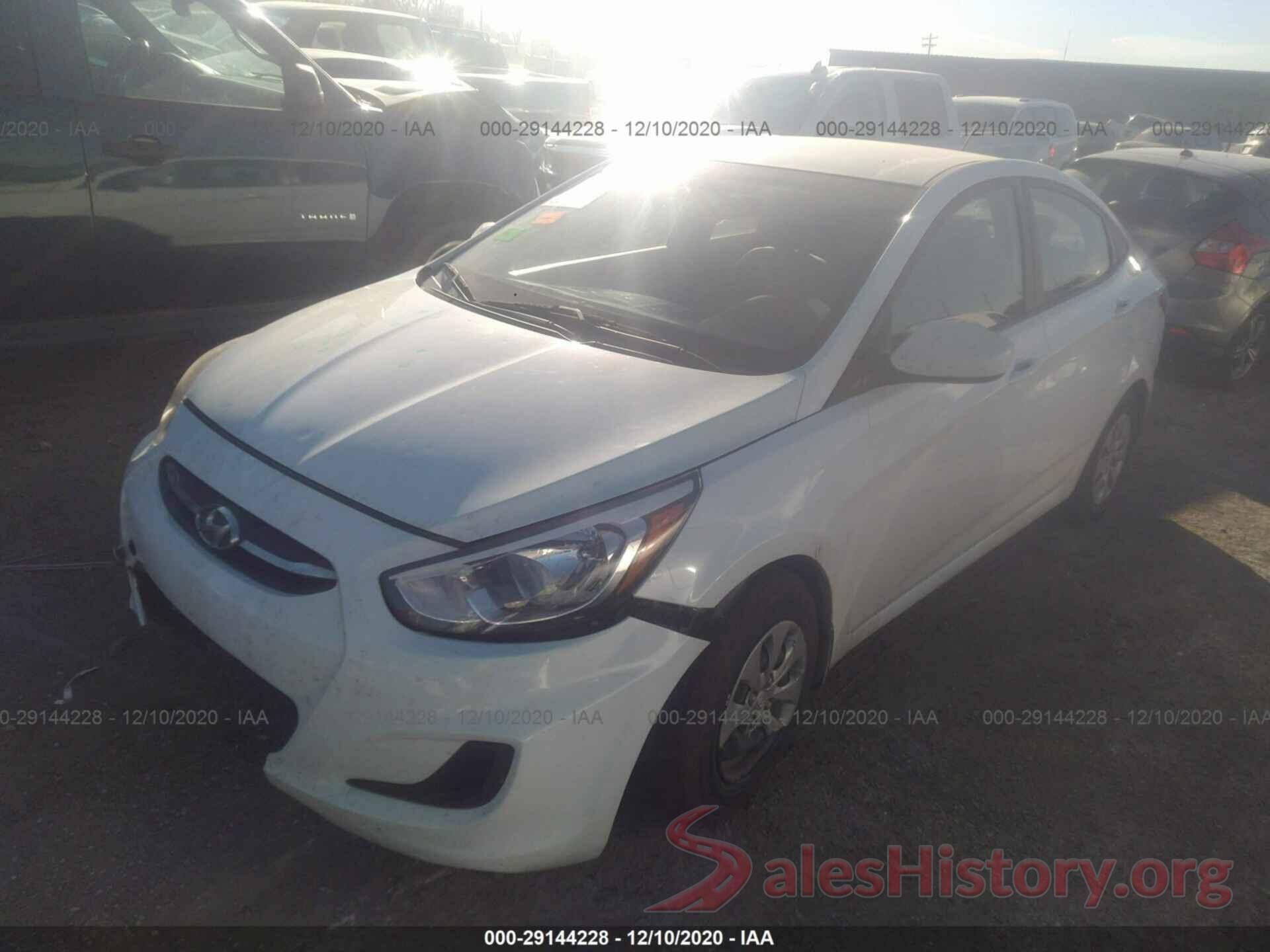 KMHCT4AE1GU140398 2016 HYUNDAI ACCENT