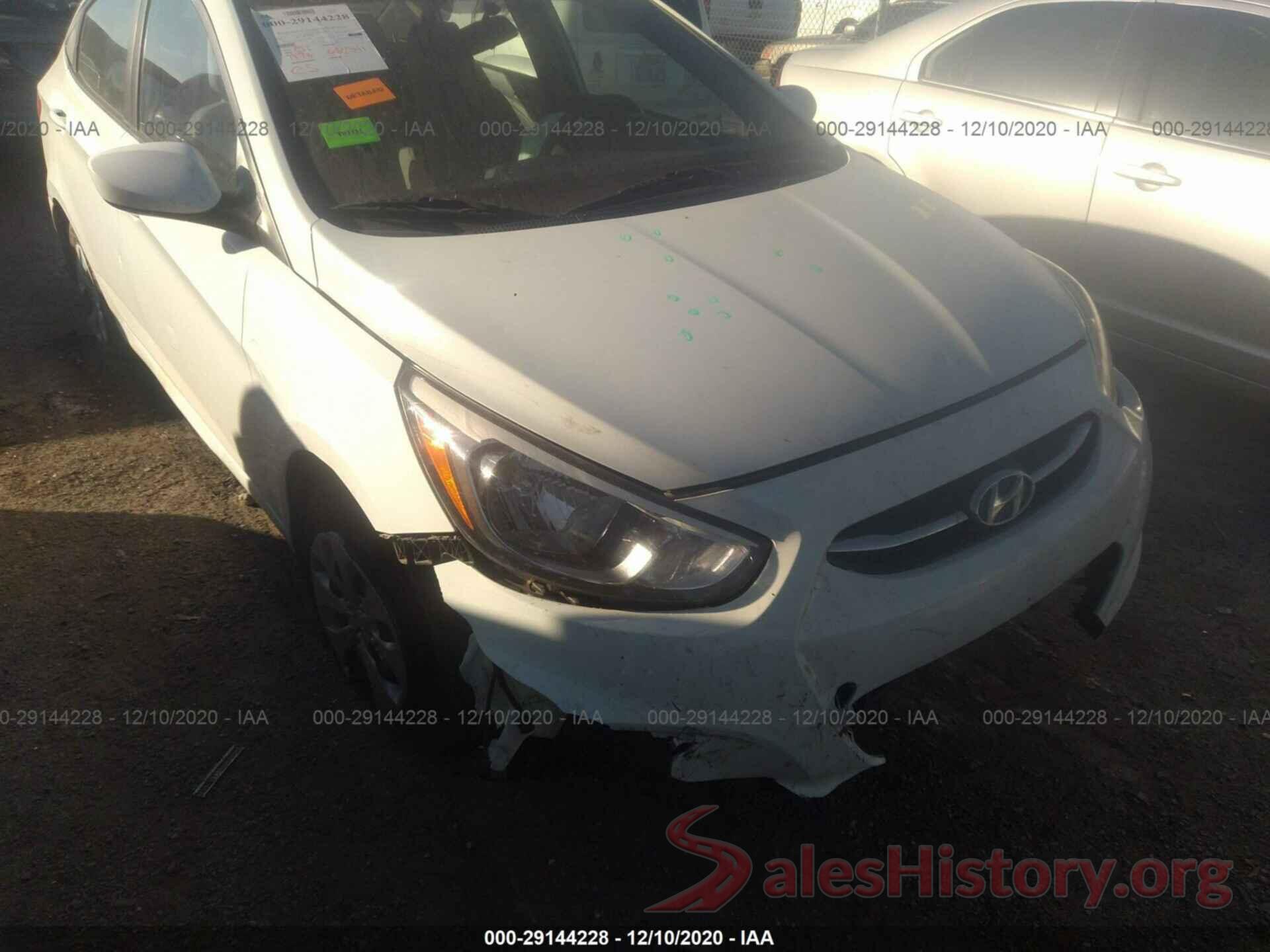 KMHCT4AE1GU140398 2016 HYUNDAI ACCENT