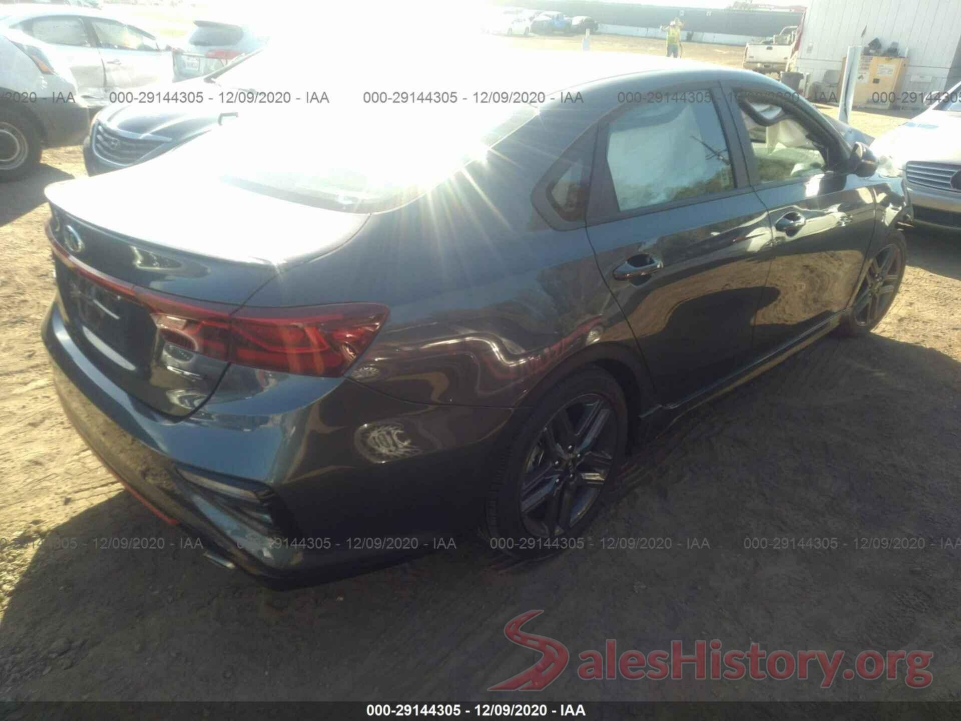 3KPF34AD7LE231659 2020 KIA FORTE