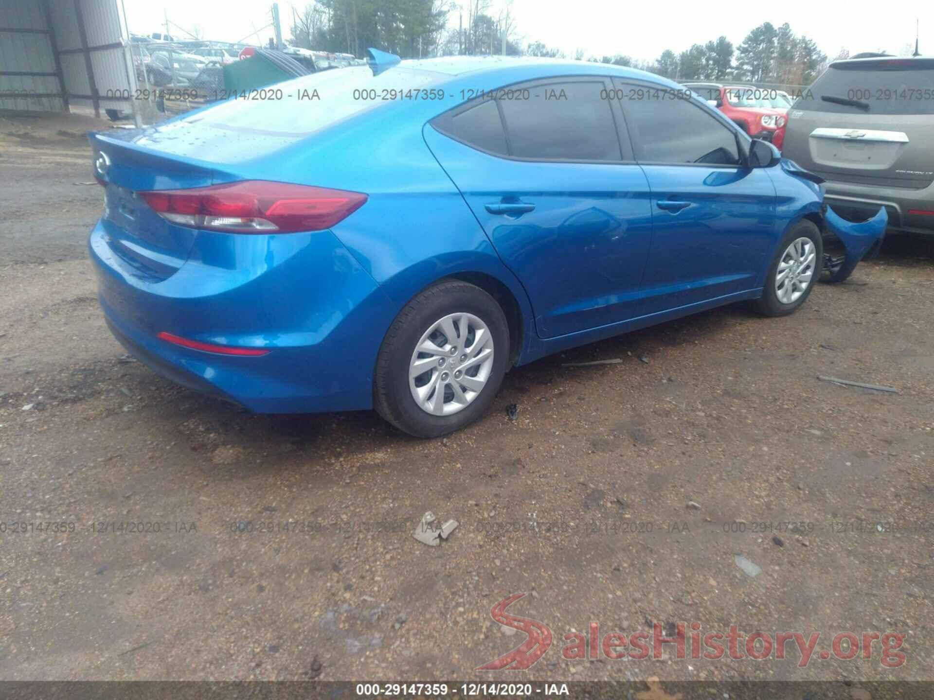 5NPD74LF9HH183403 2017 HYUNDAI ELANTRA