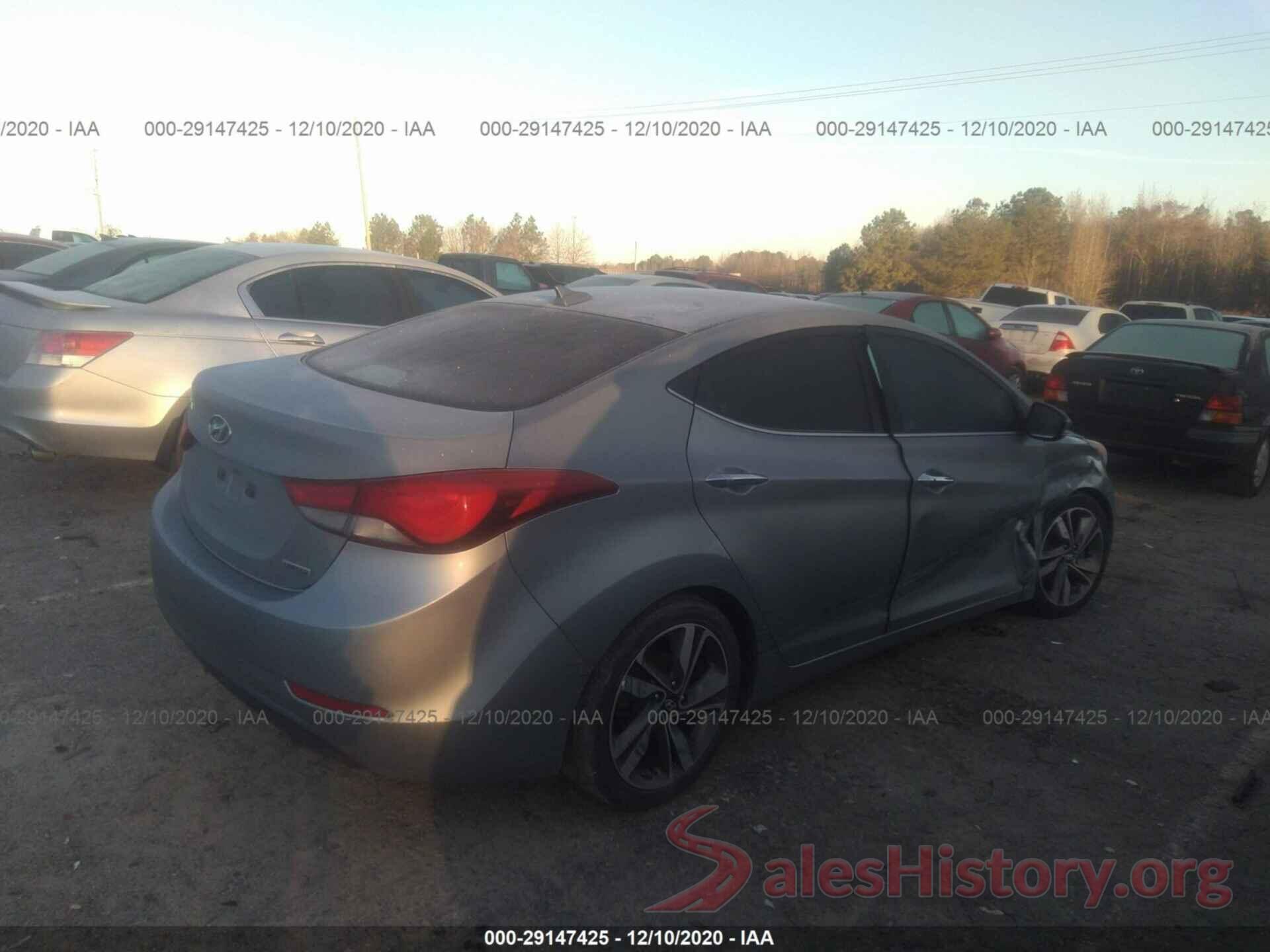 5NPDH4AEXGH674052 2016 HYUNDAI ELANTRA