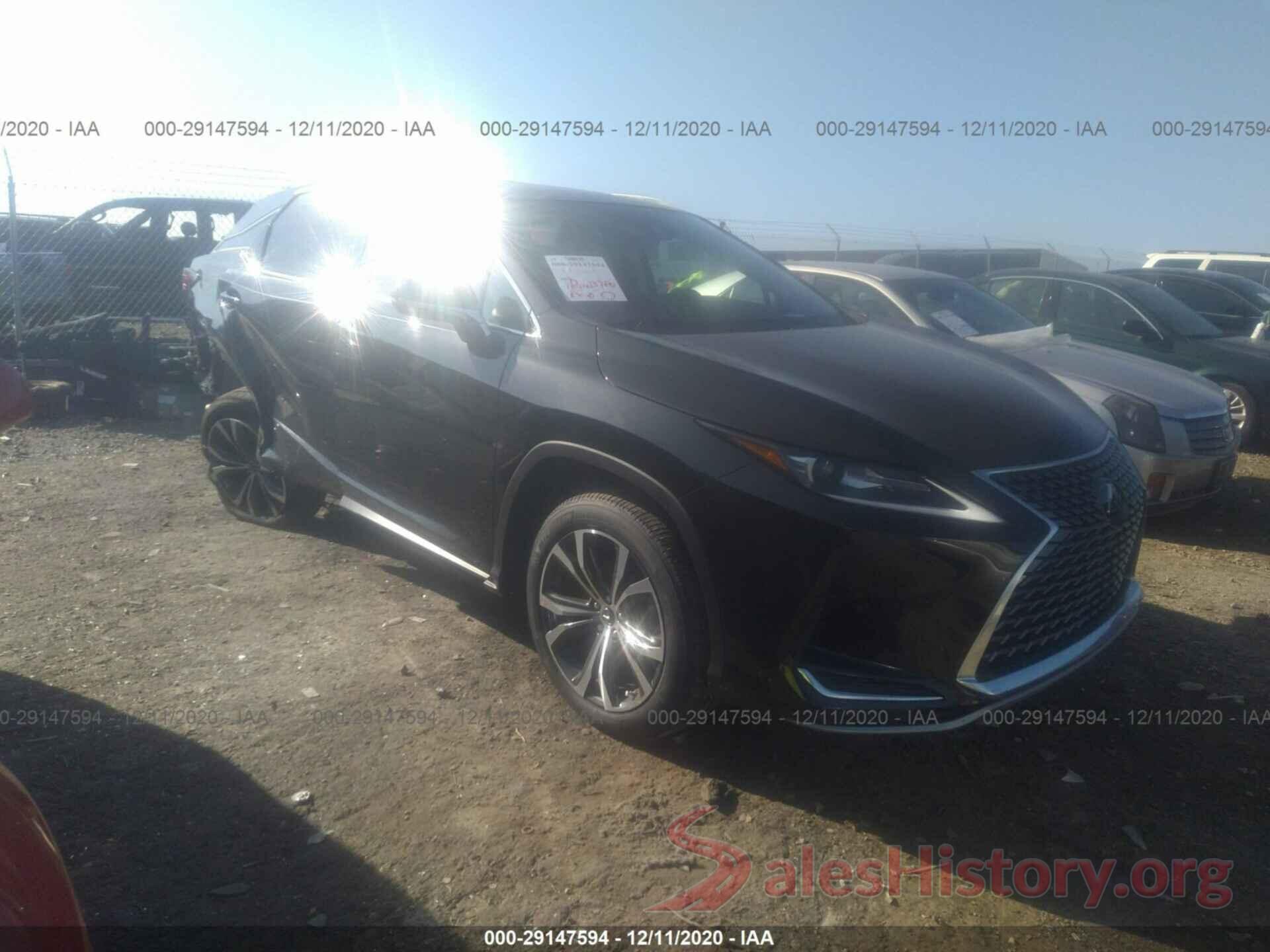 2T2HZMAA7LC154931 2020 LEXUS RX